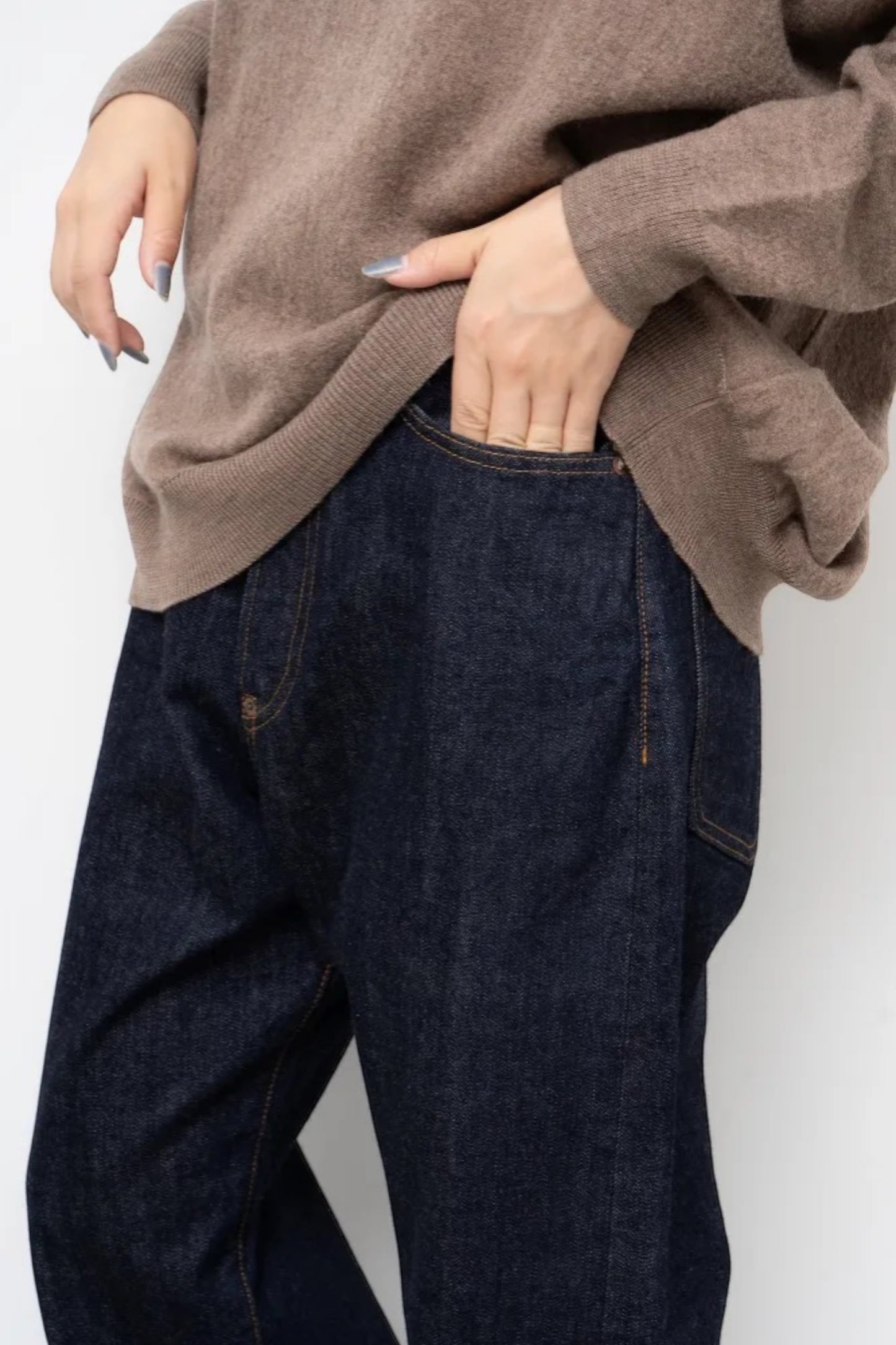 Ordinary Fits 119 Wide Fit Denim One Wash Indigo | Selvedge Japonais Kojima | Edgar Bdx