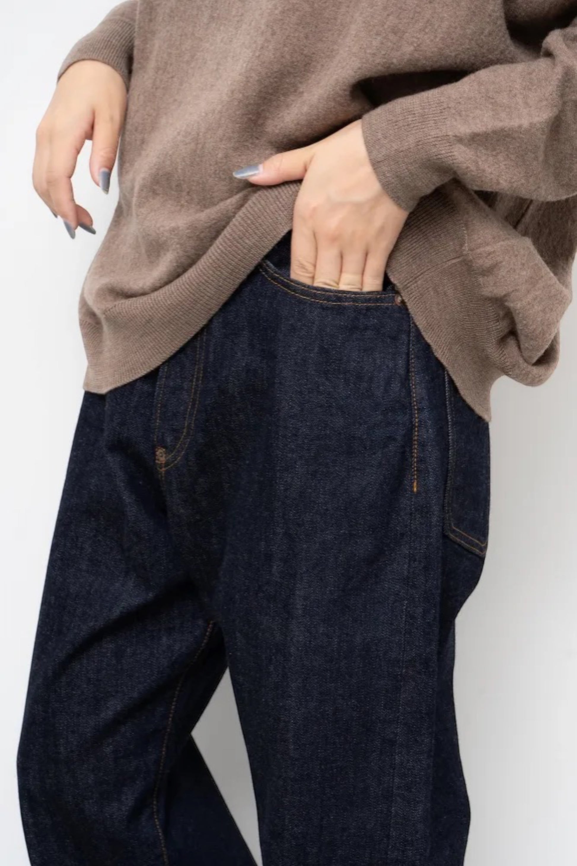 Ordinary Fits 119 Wide Fit Denim One Wash Indigo | Selvedge Japonais Kojima | Edgar Bdx