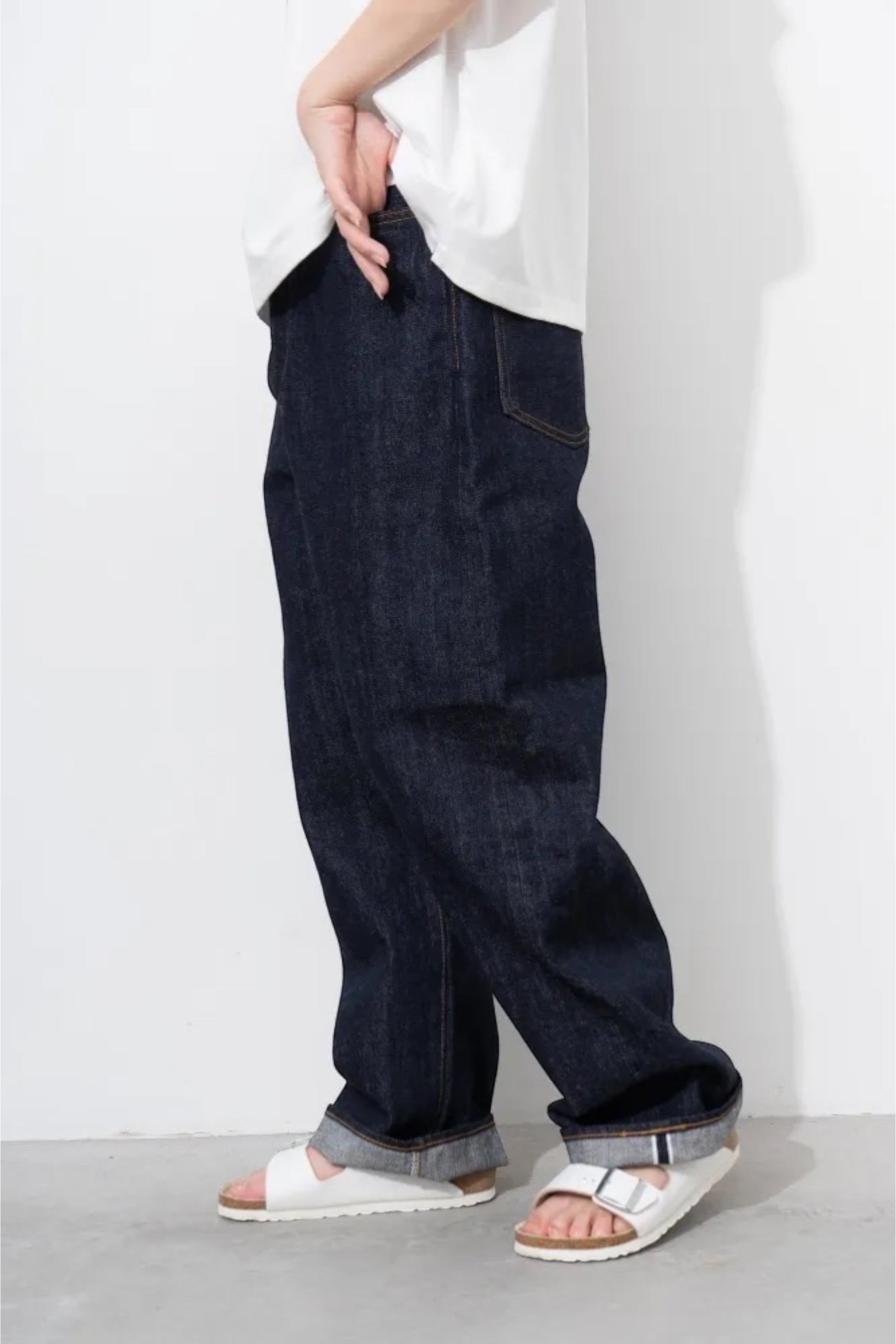 Ordinary Fits 119 Wide Fit Denim One Wash Indigo | Selvedge Japonais Kojima | Edgar Bdx