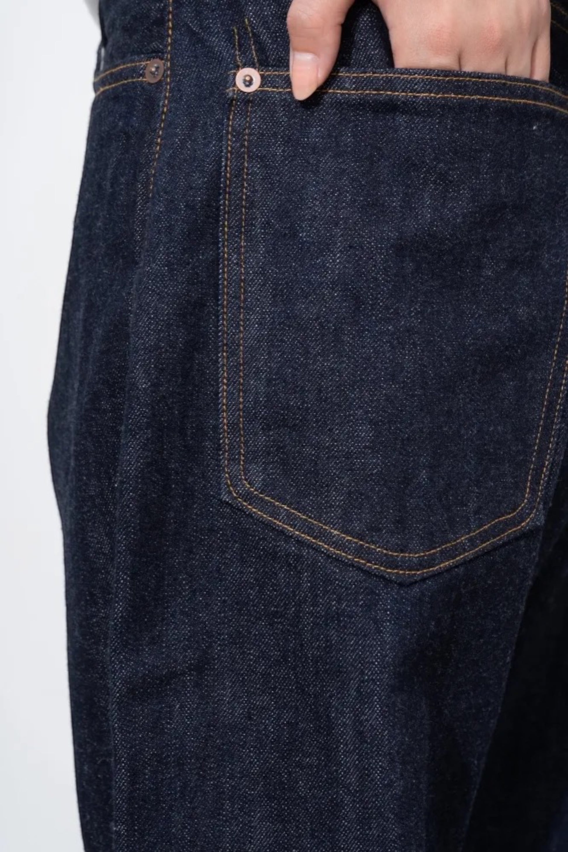 Ordinary Fits 119 Wide Fit Denim One Wash Indigo | Selvedge Japonais Kojima | Edgar Bdx