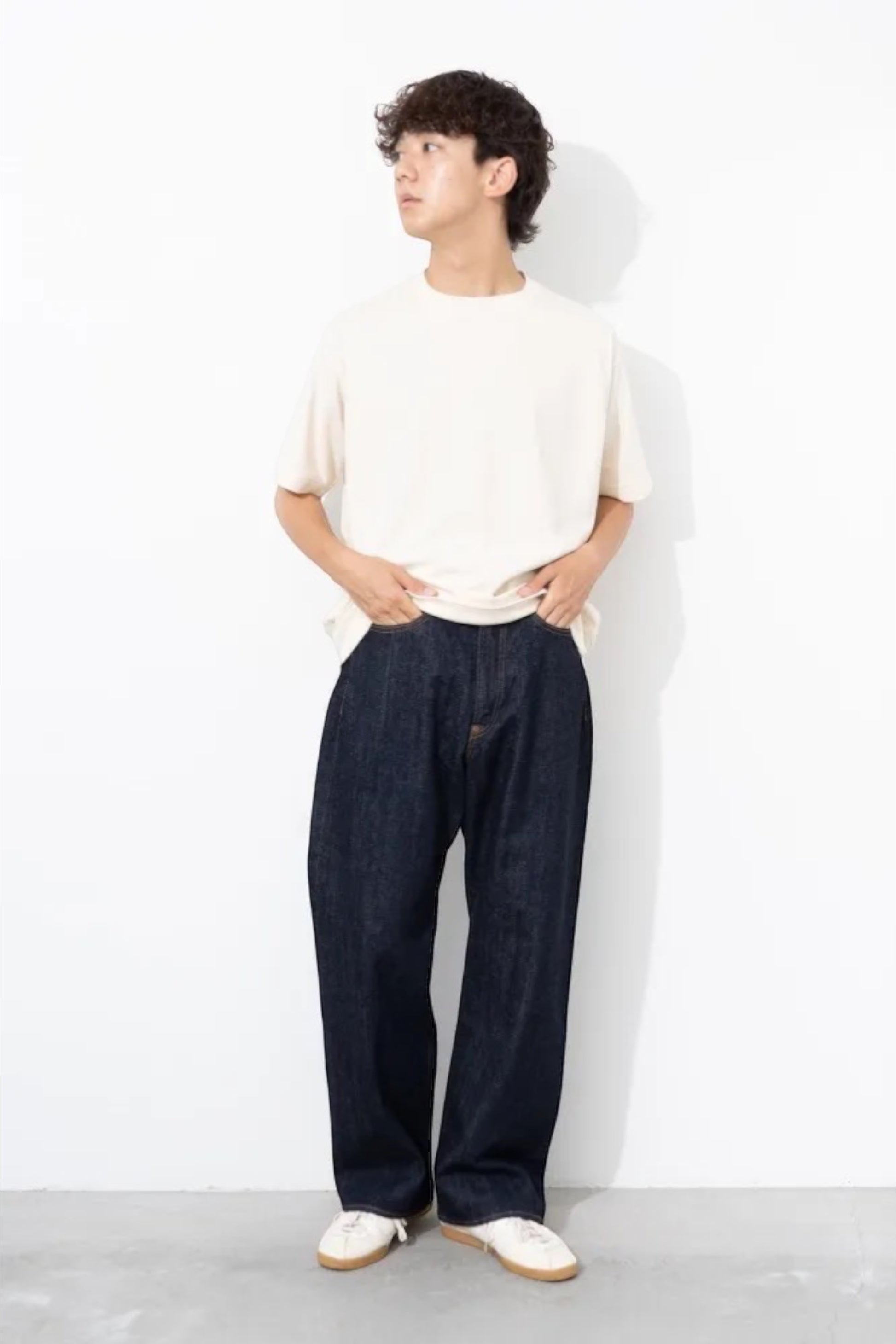 Ordinary Fits 119 Wide Fit Denim One Wash Indigo | Selvedge Japonais Kojima | Edgar Bdx