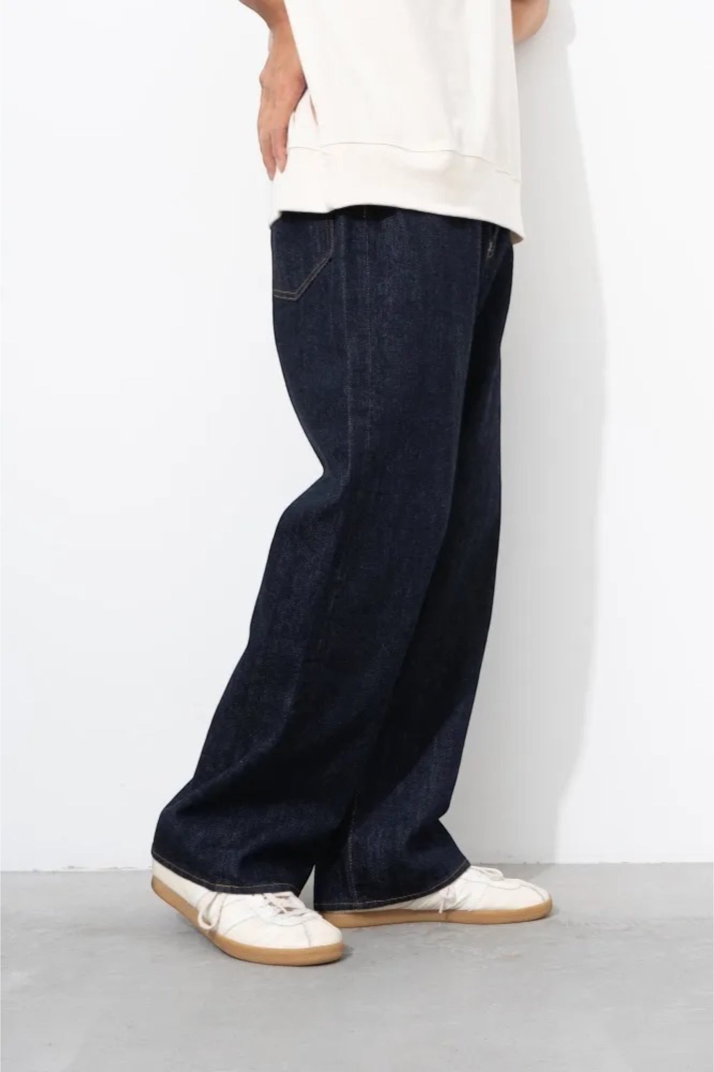 Ordinary Fits 119 Wide Fit Denim One Wash Indigo | Selvedge Japonais Kojima | Edgar Bdx