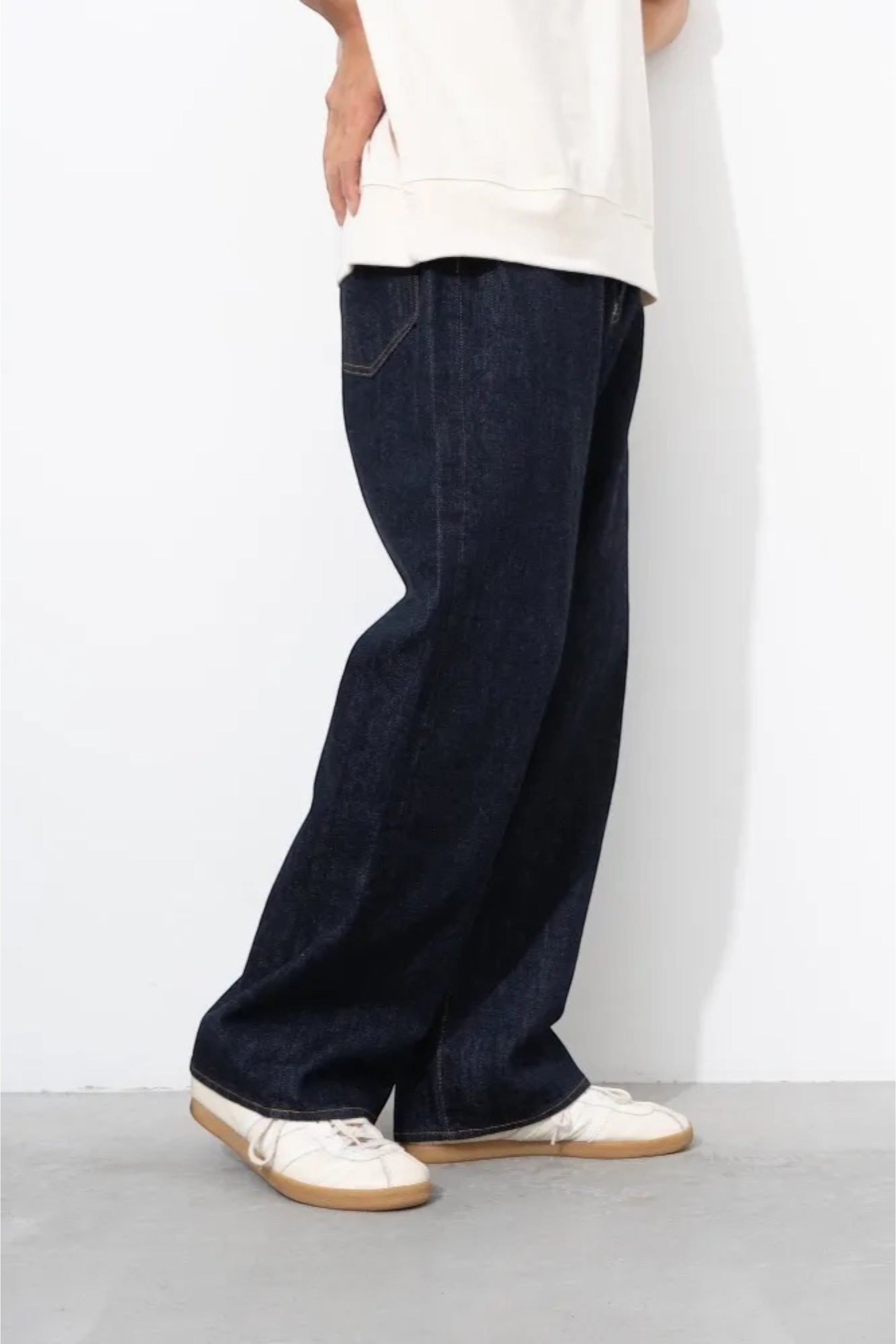 Ordinary Fits 119 Wide Fit Denim One Wash Indigo | Selvedge Japonais Kojima | Edgar Bdx