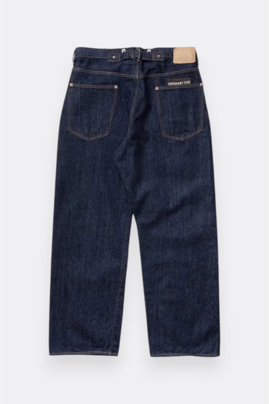 Ordinary Fits 119 Wide Fit Denim One Wash Indigo | Selvedge Japonais Kojima | Edgar Bdx