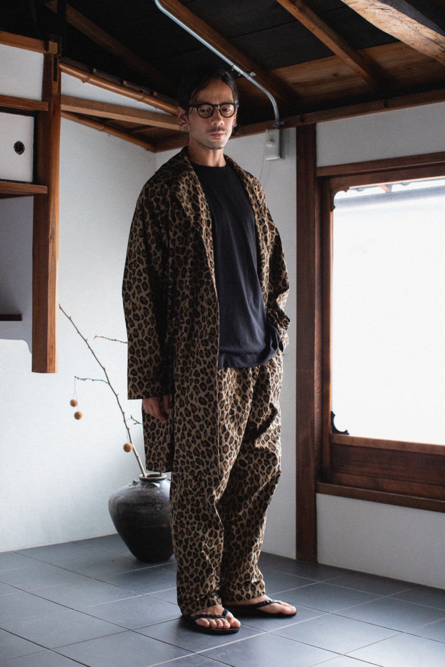 Ordinary Fits Easy Ranch Pant Leopard | Pantalon Ripstop Japonais | Edgar Bdx