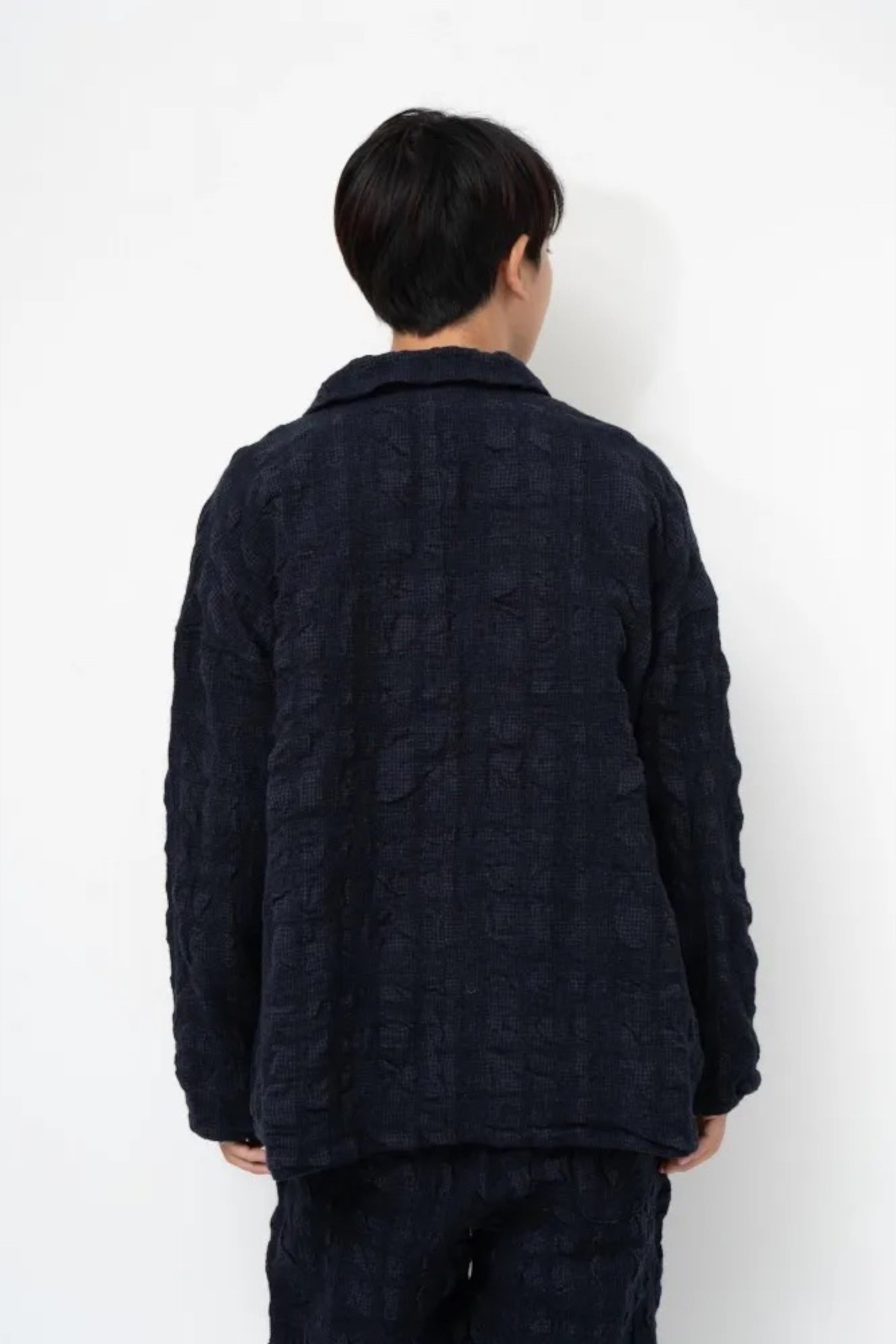 Ordinary Fits - Hound Tooth Tailored Jacket (Navy)