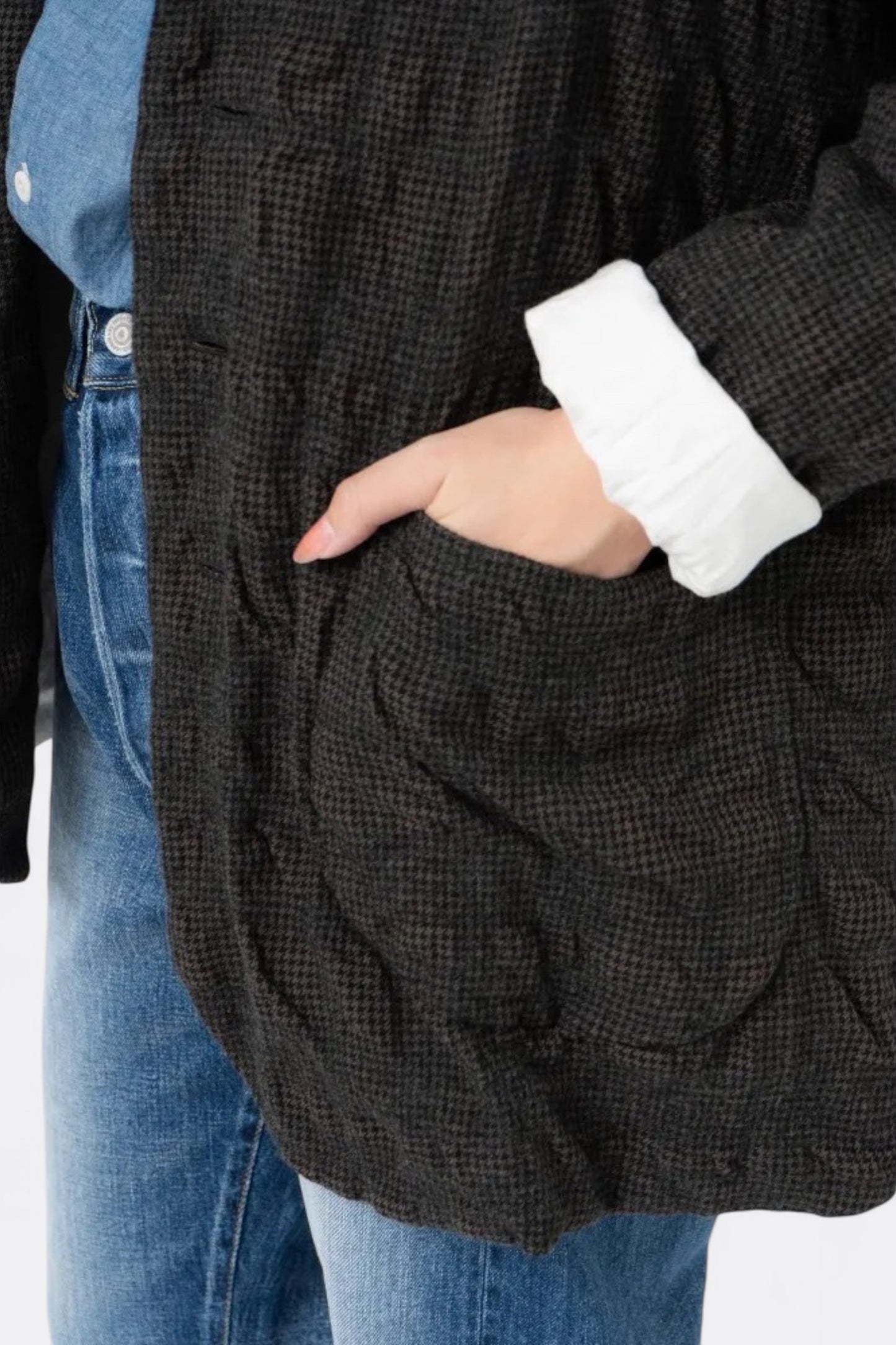 Ordinary Fits - Hound Tooth Tailored Jacket (Navy)