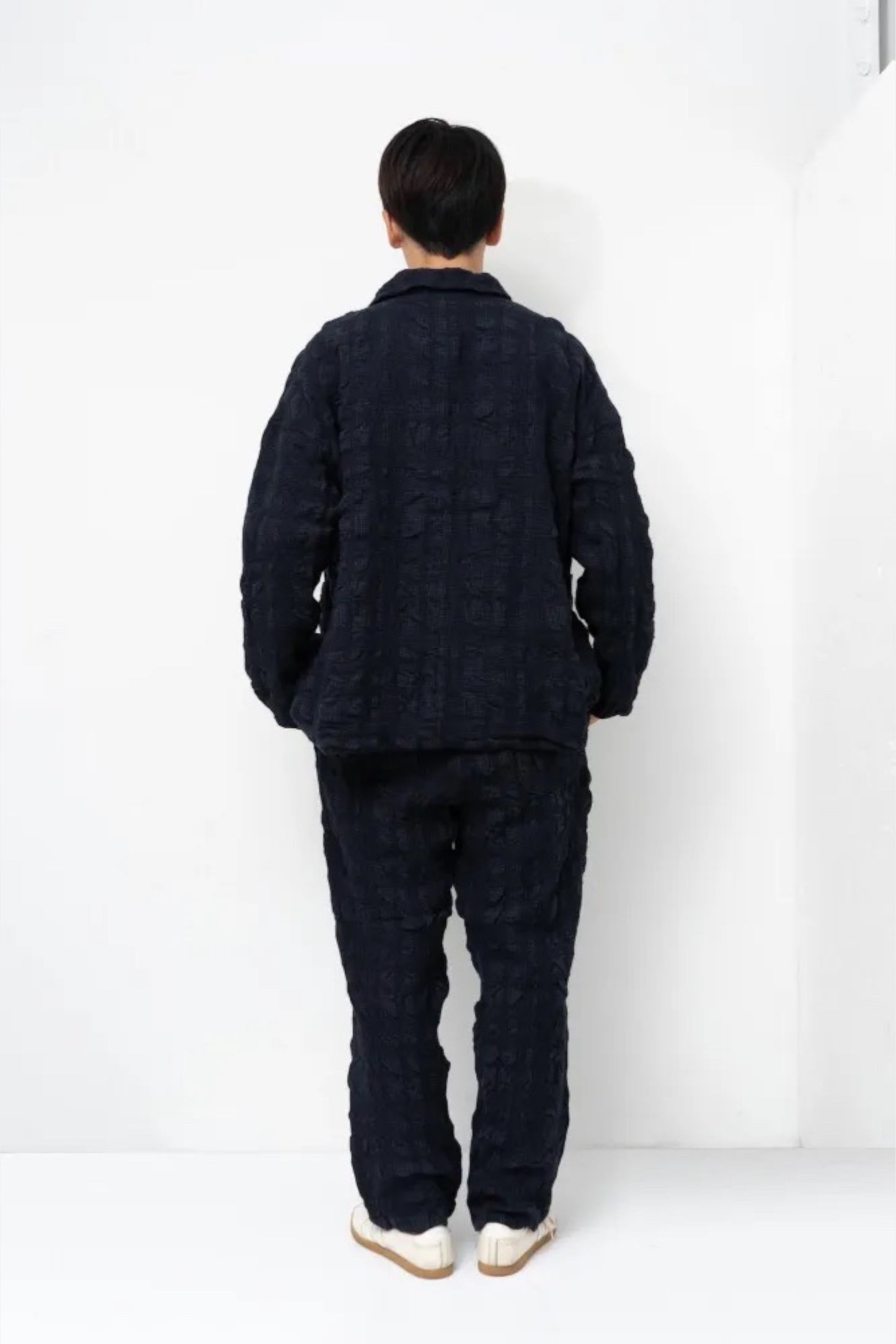 Ordinary Fits - Hound Tooth Tailored Jacket (Navy)