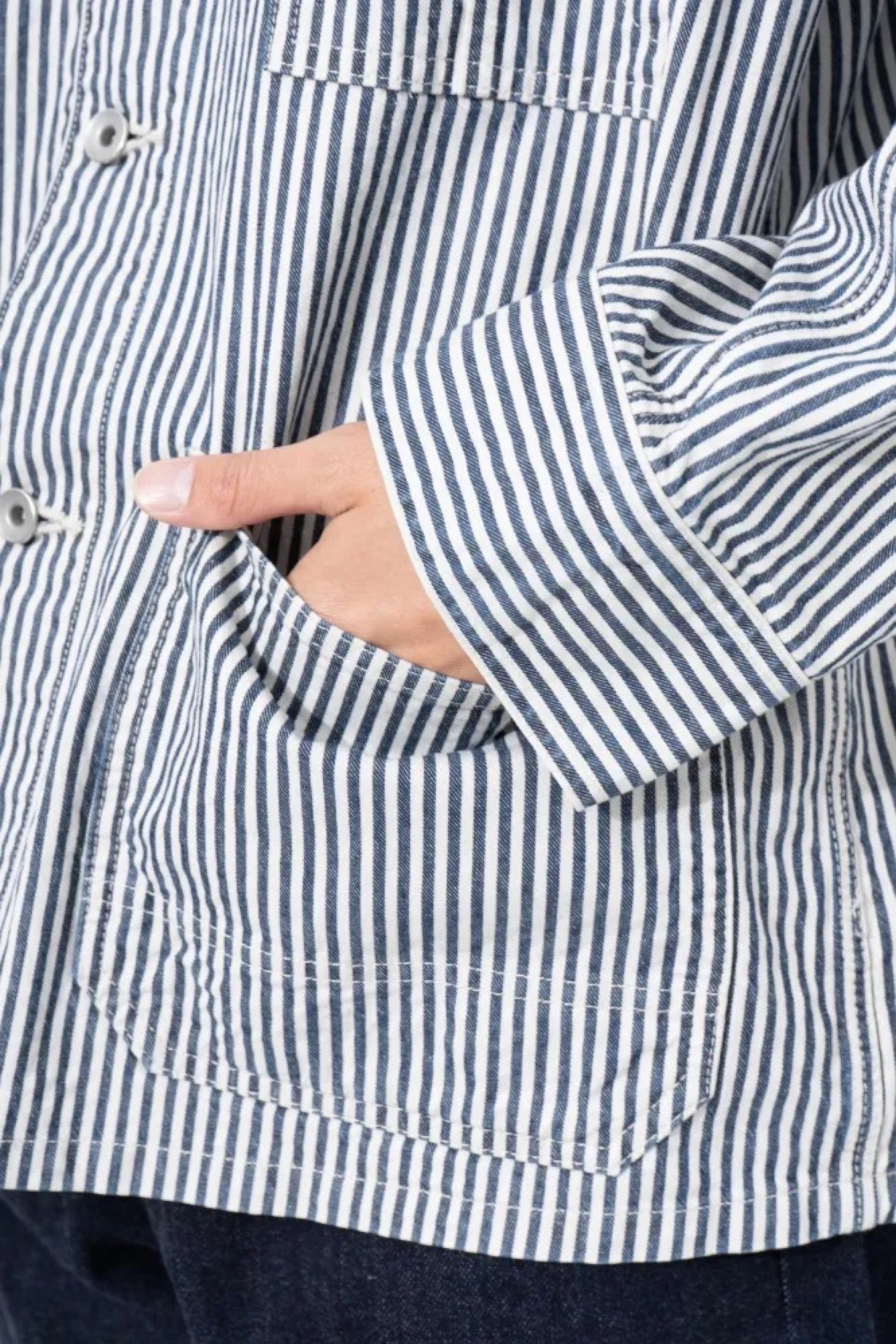 Ordinary Fits Color US Coverall Jacket Hickory | Veste Workwear Japonaise | Edgar Bdx