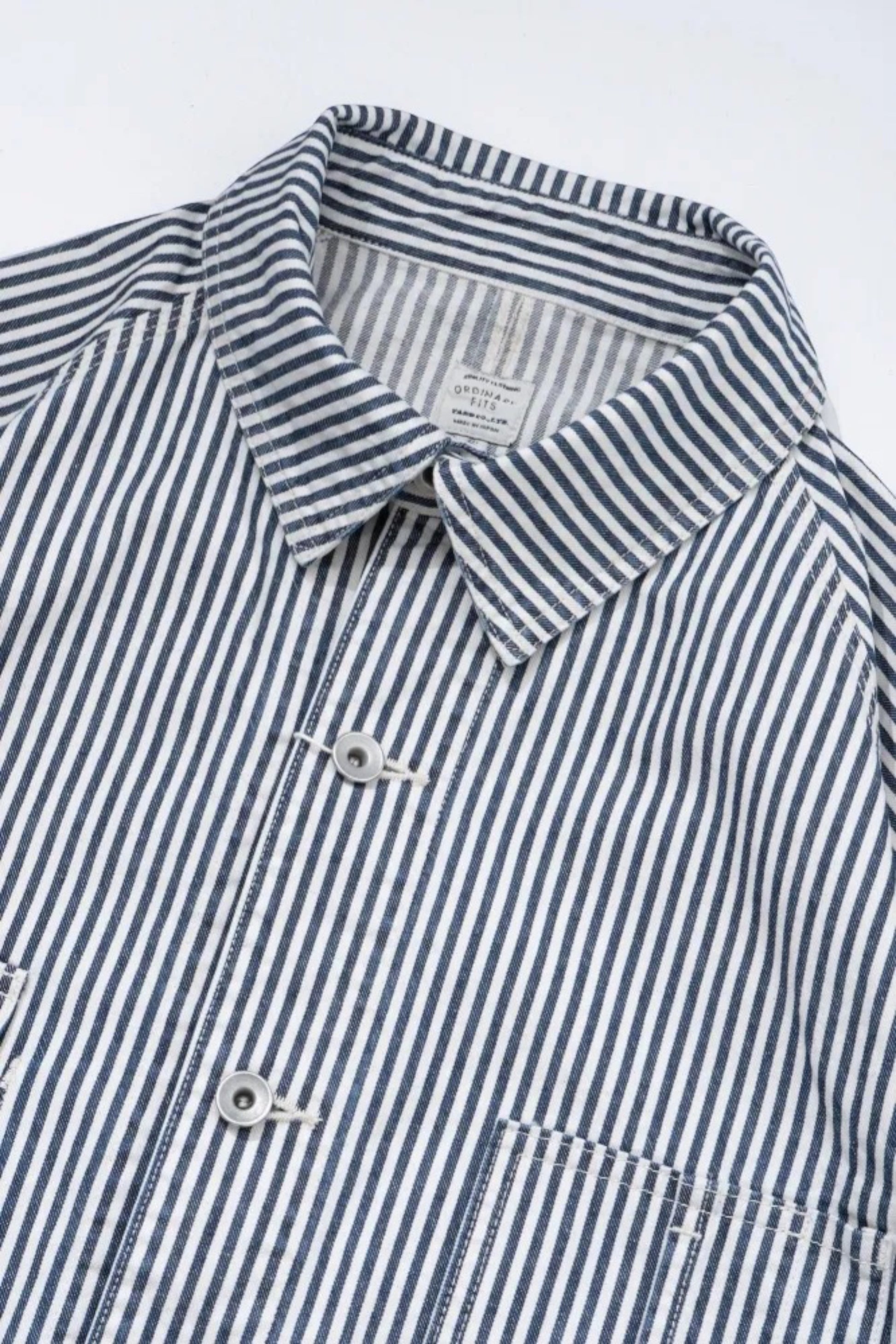 Ordinary Fits Color US Coverall Jacket Hickory | Veste Workwear Japonaise | Edgar Bdx