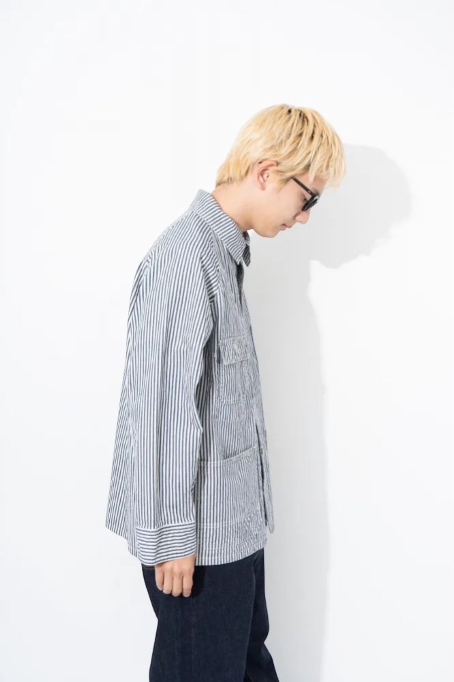 Ordinary Fits Color US Coverall Jacket Hickory | Veste Workwear Japonaise | Edgar Bdx