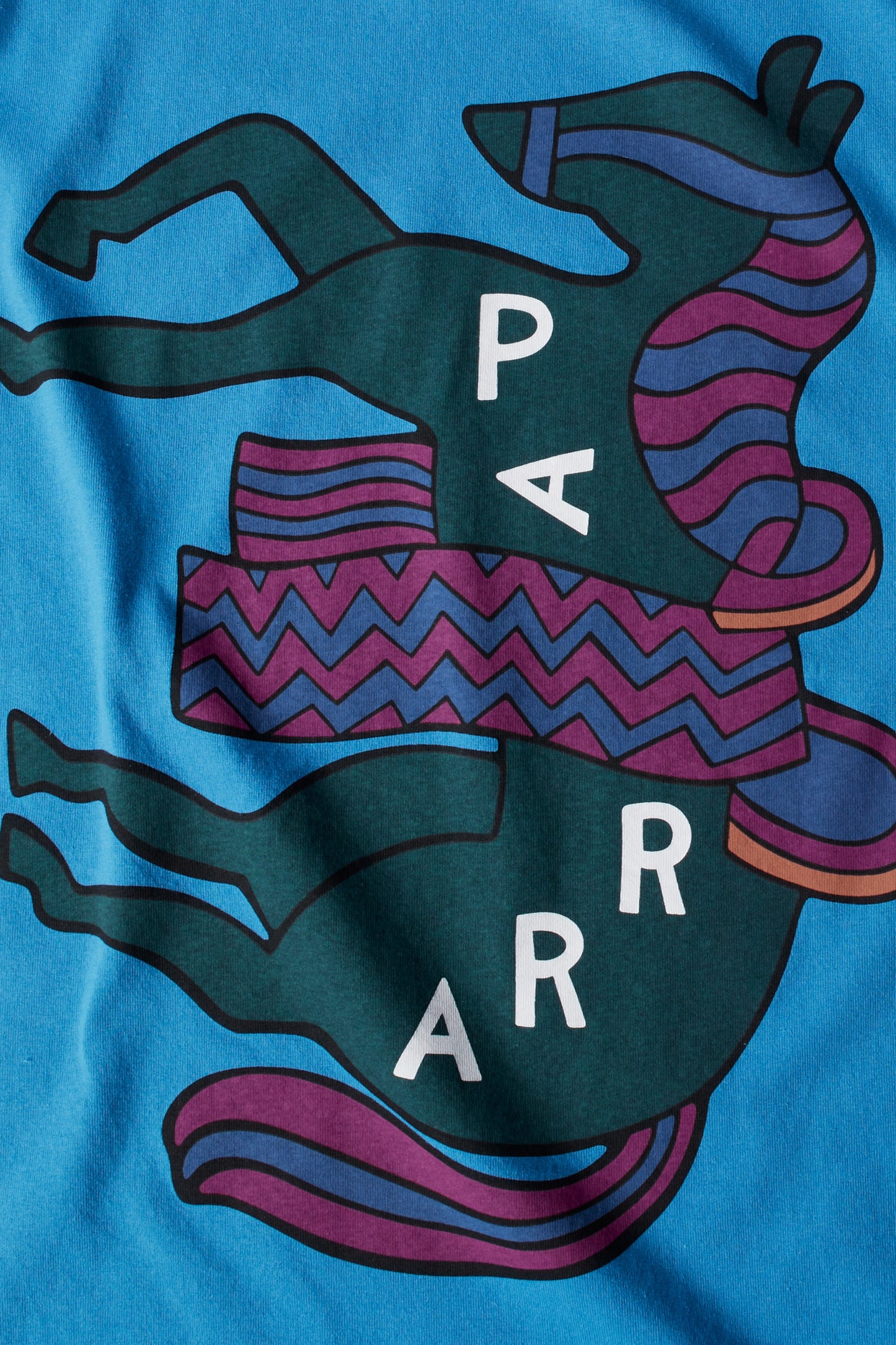 Parra - Fancy Horse T-Shirt (Azure Blue)