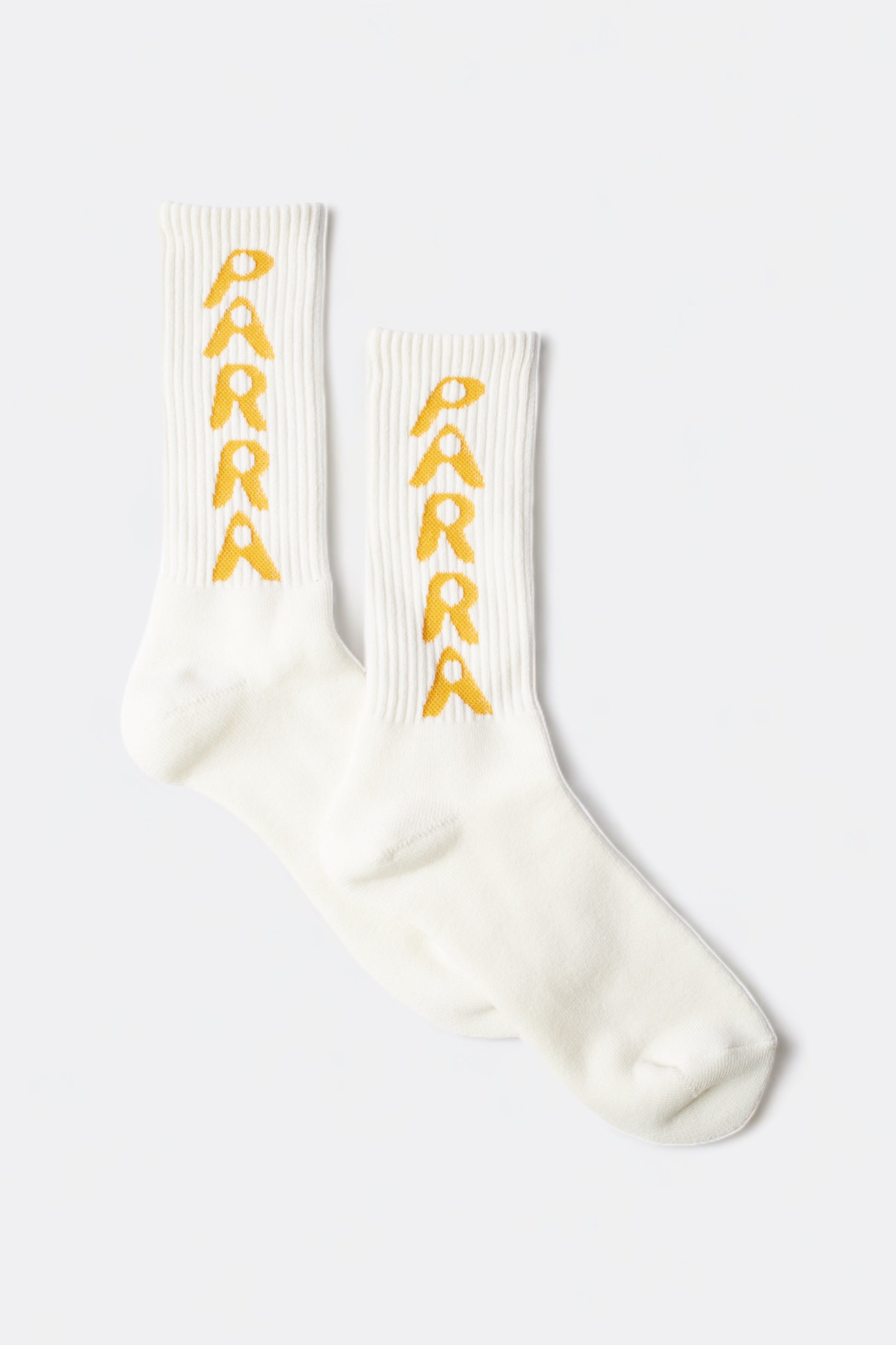 Parra - Hole Logo Crew Socks (White)