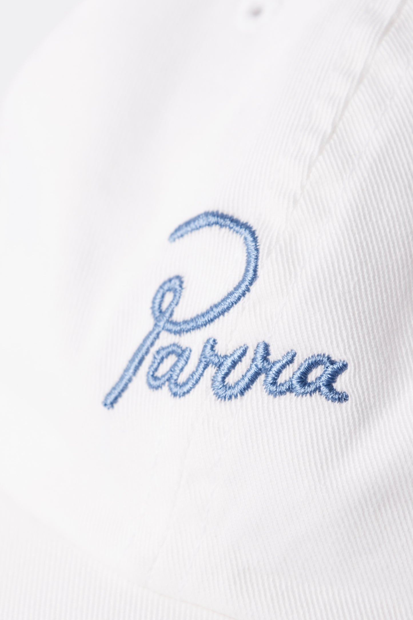 Parra - Script Logo 6 Panel Hat (White)