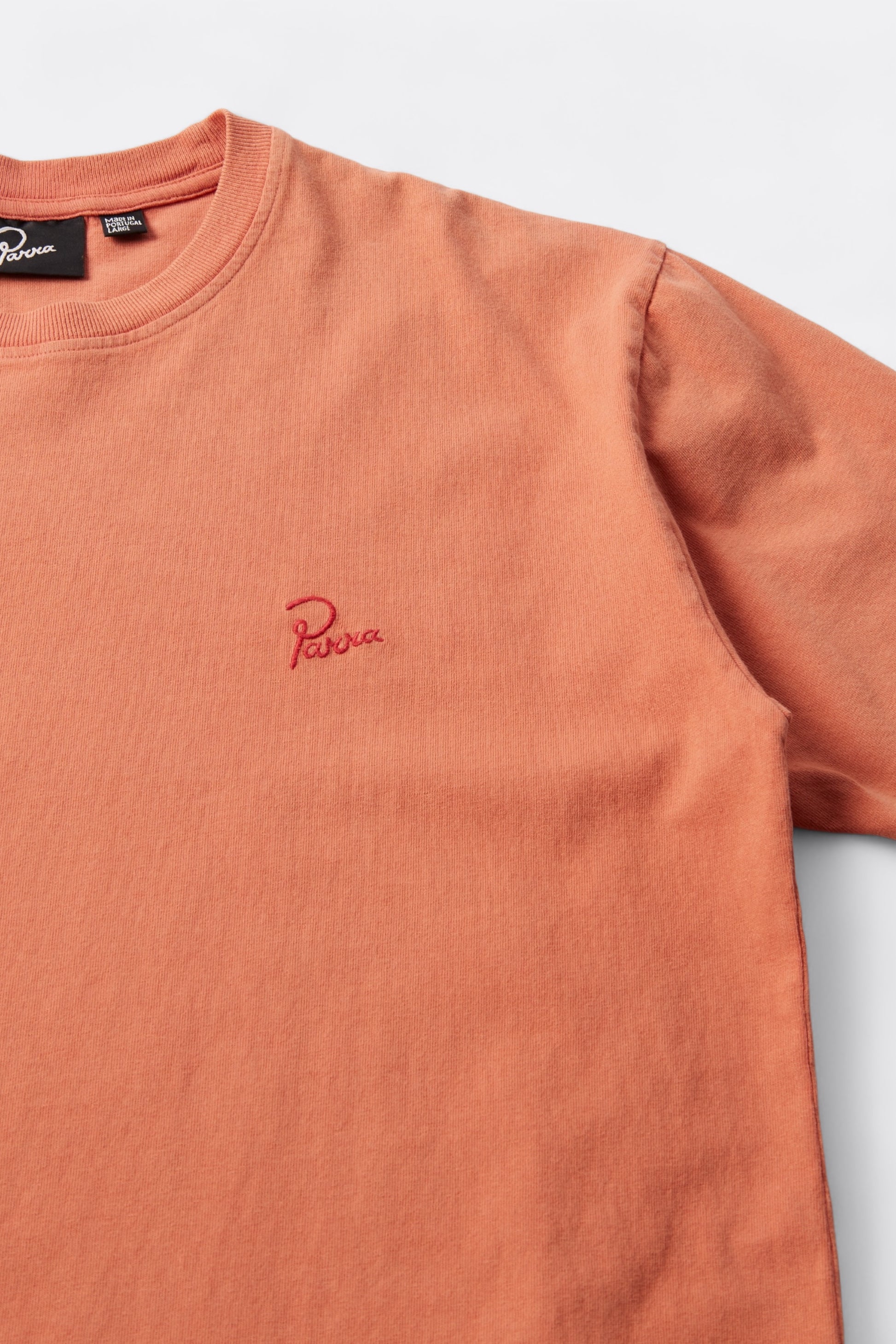 Parra - Script Logo T-Shirt (Washed Tangerine)
