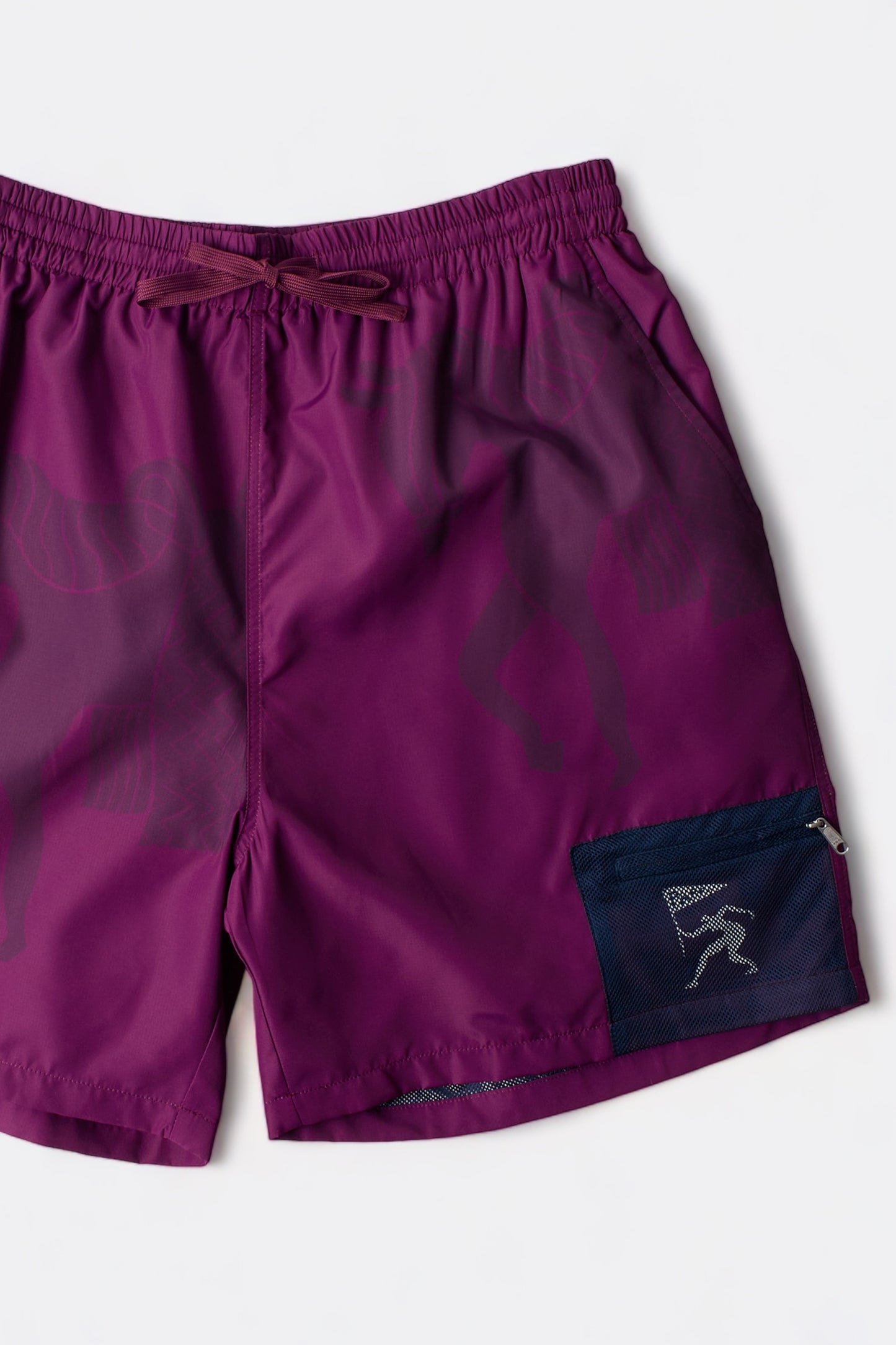 Parra - Short Horse Shorts (Tyrian Purple)