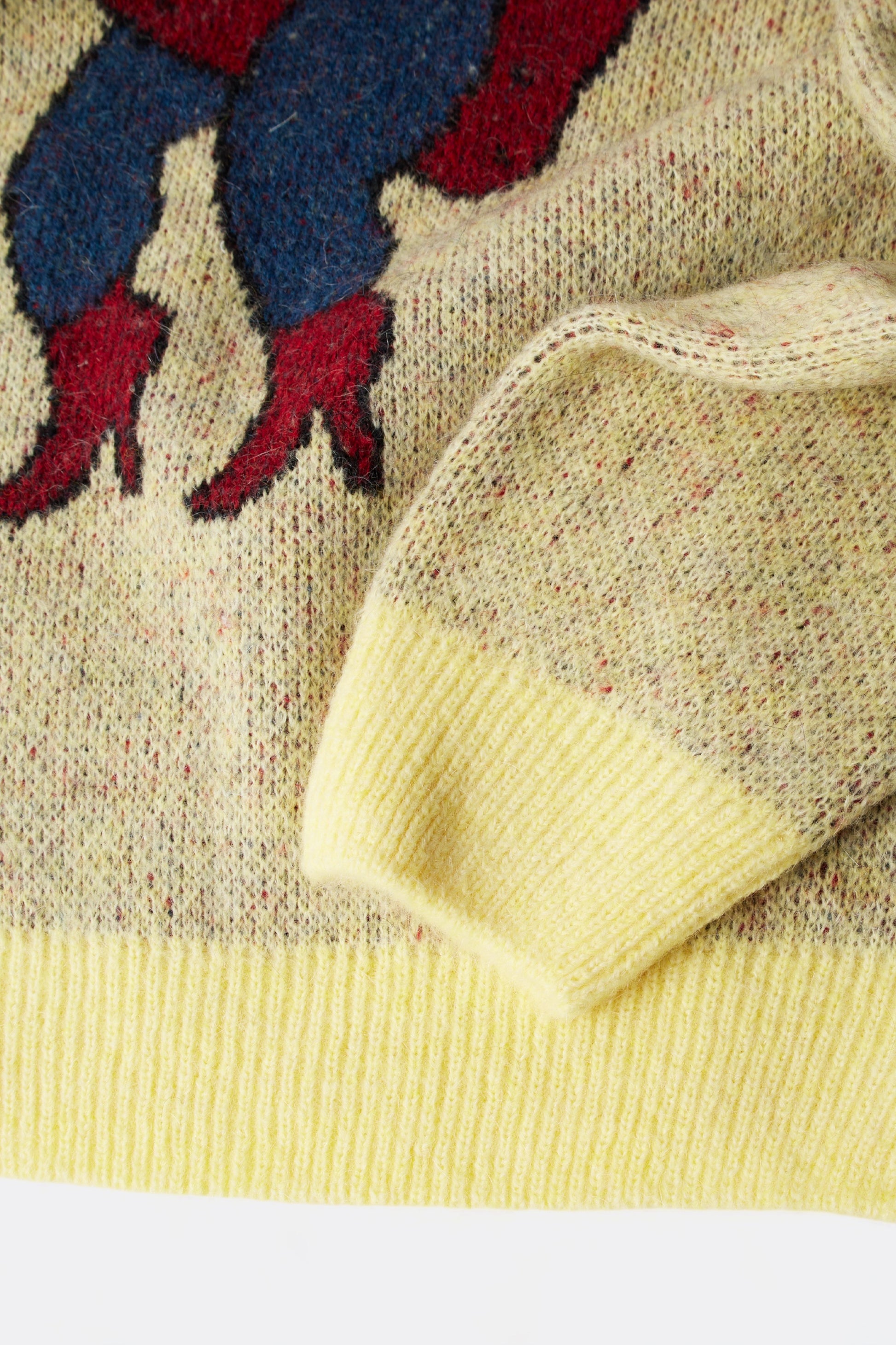 Parra - Stupid Strawberry Knitted Pullover (Yellow)