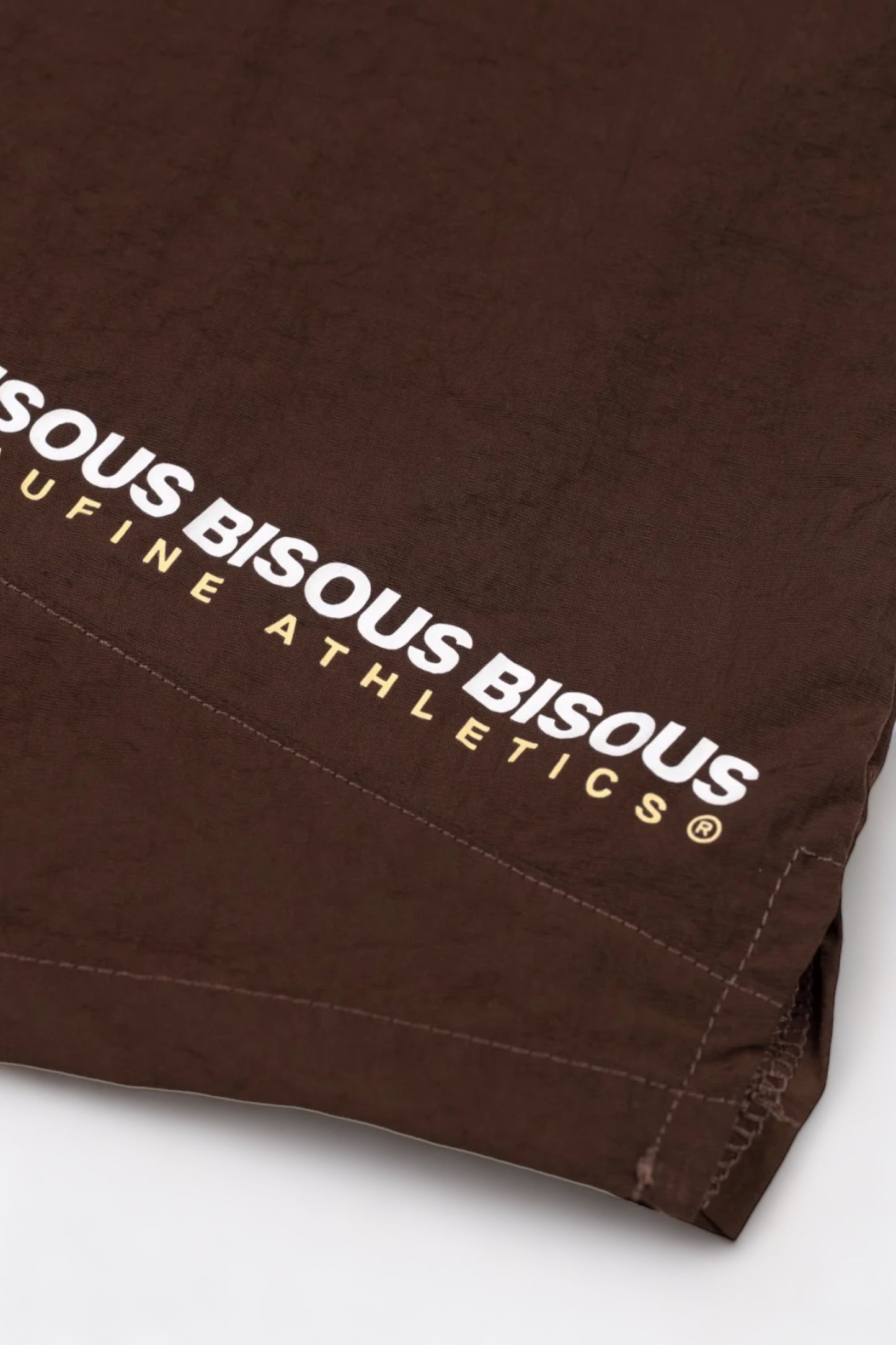 Peaufine x Bisous - Patchwork Training Short Run For Fun (Brown)