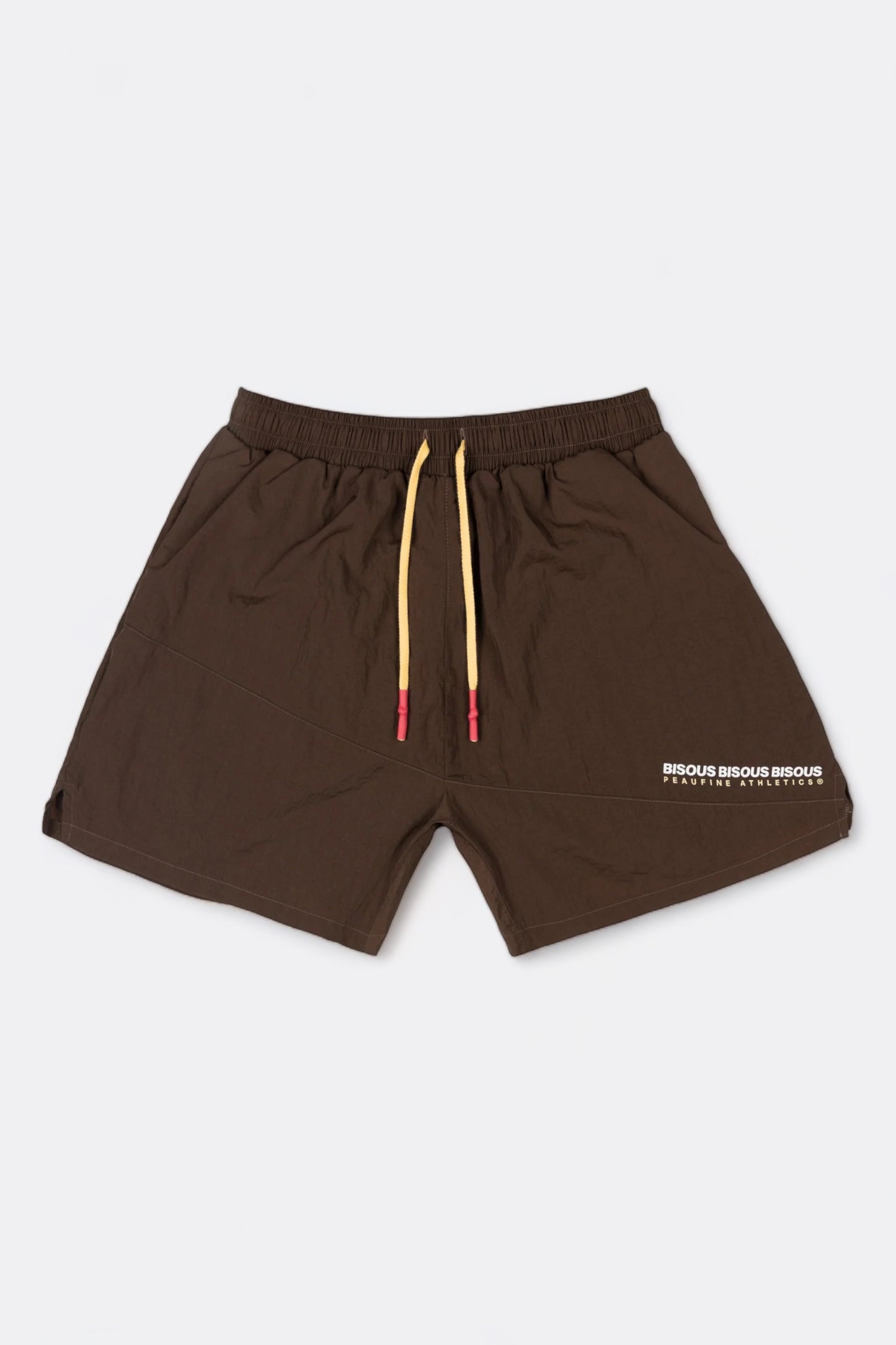 Peaufine x Bisous - Patchwork Training Short Run For Fun (Brown)