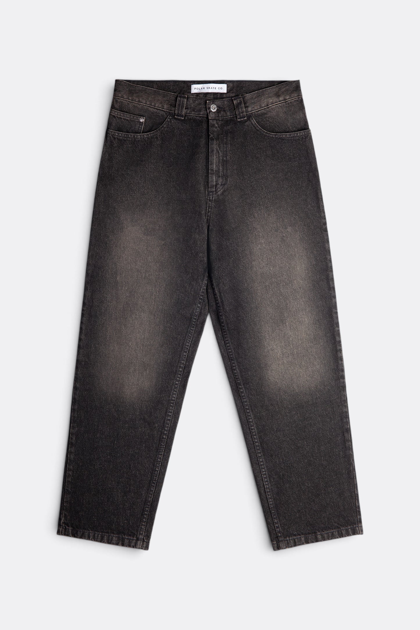 POLAR SKATE CO. 93! Pants Dirty Black | Jean Dénim Lavé Pierre Oversize Skate | Edgar Bdx