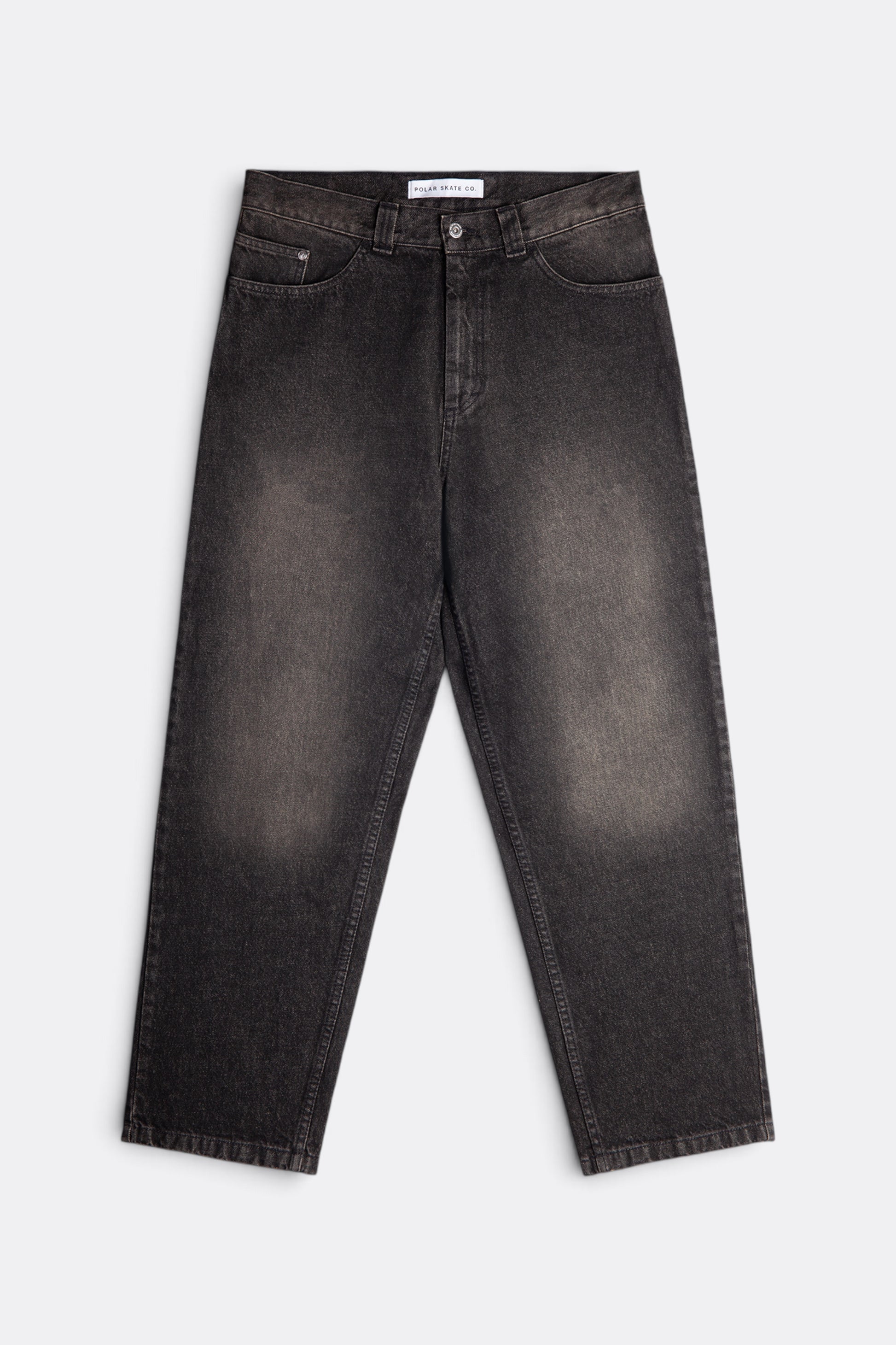 POLAR SKATE CO. 93! Pants Dirty Black | Jean Dénim Lavé Pierre Oversize Skate | Edgar Bdx