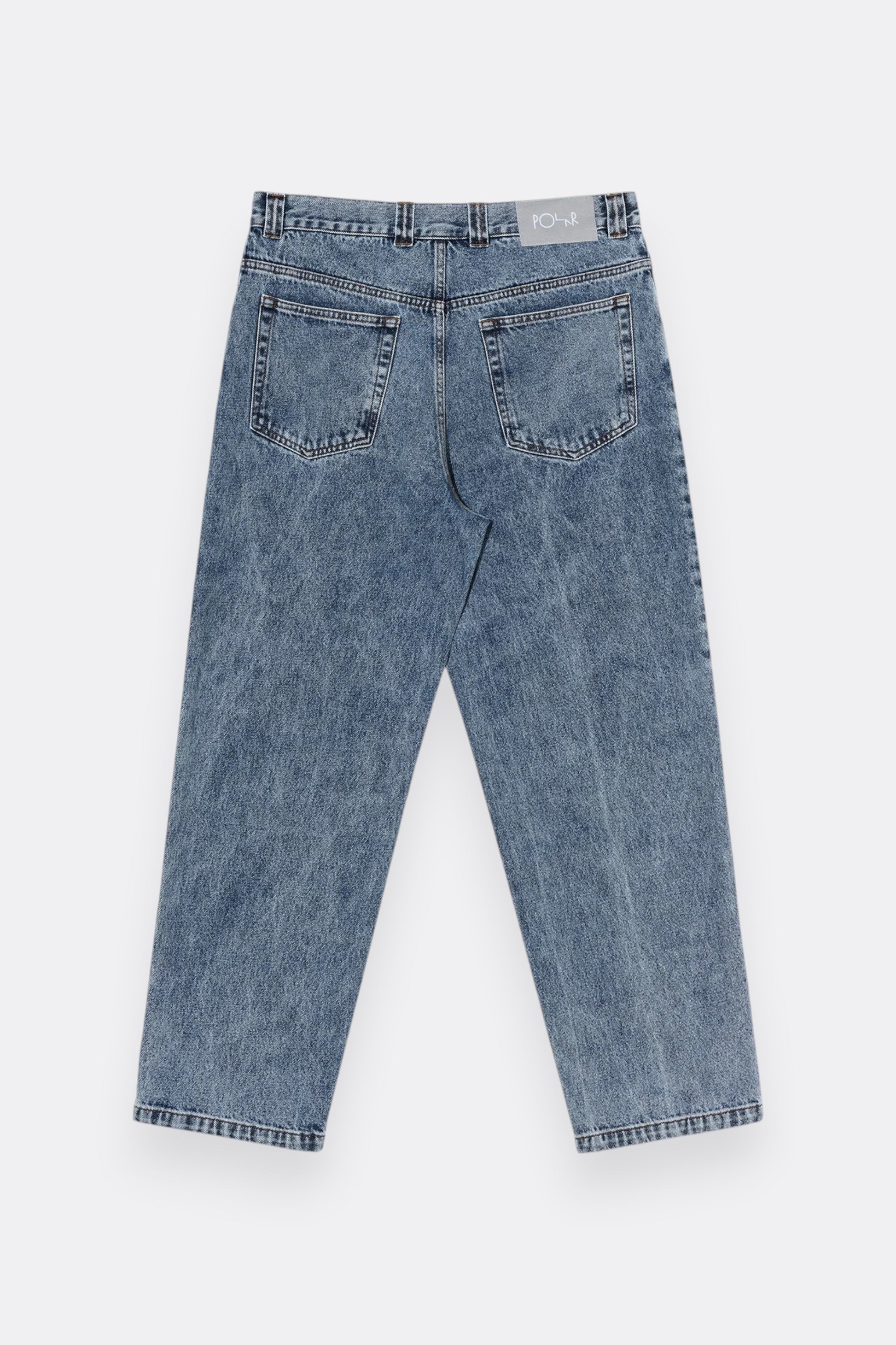 Polar Skate Co. 93! Pants Heavy Washed Blue | Jean Droit Délavé Skate | Edgar Bdx