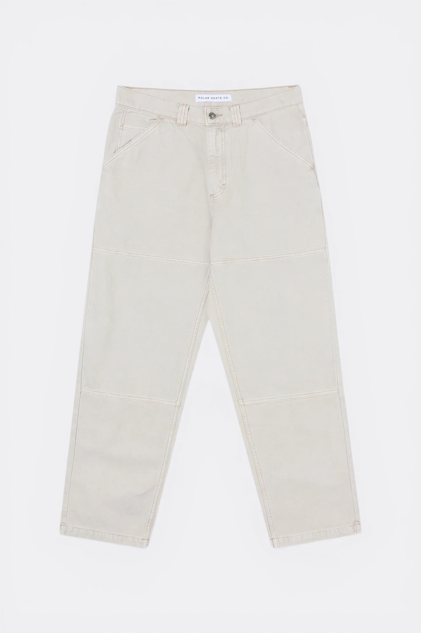 Polar Skate Co. 93 Work Pants Pale Taupe | Pantalon Canvas Workwear Skate | Edgar Bdx