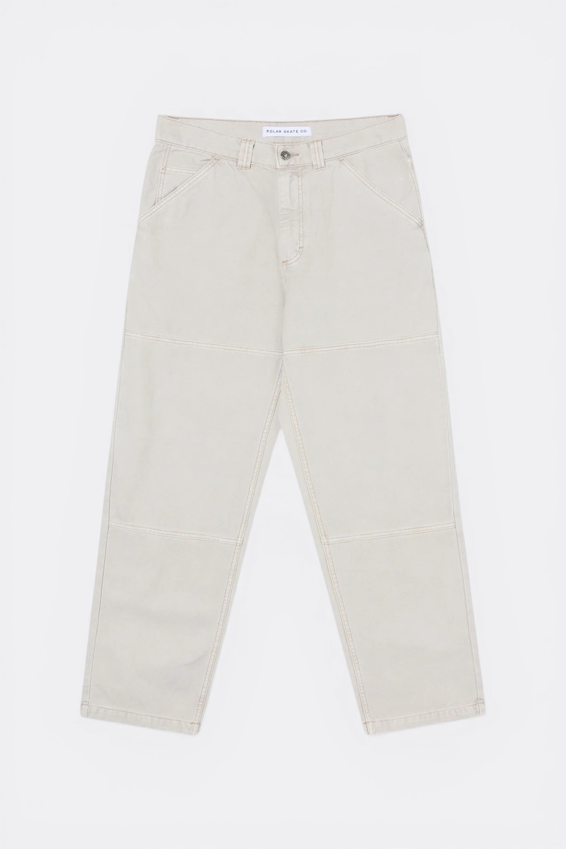 Polar Skate Co. 93 Work Pants Pale Taupe | Pantalon Canvas Workwear Skate | Edgar Bdx