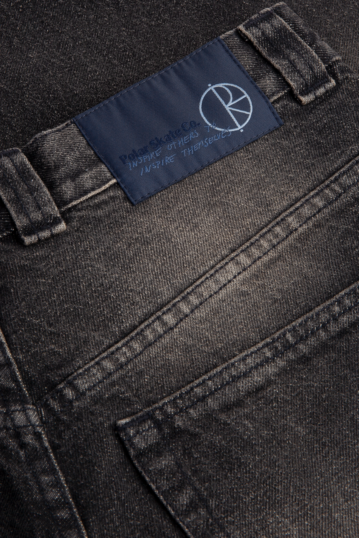 POLAR SKATE CO. Big Boy Pants Dirty Black | Jean Dénim Délavé Oversize Skate | Edgar Bdx