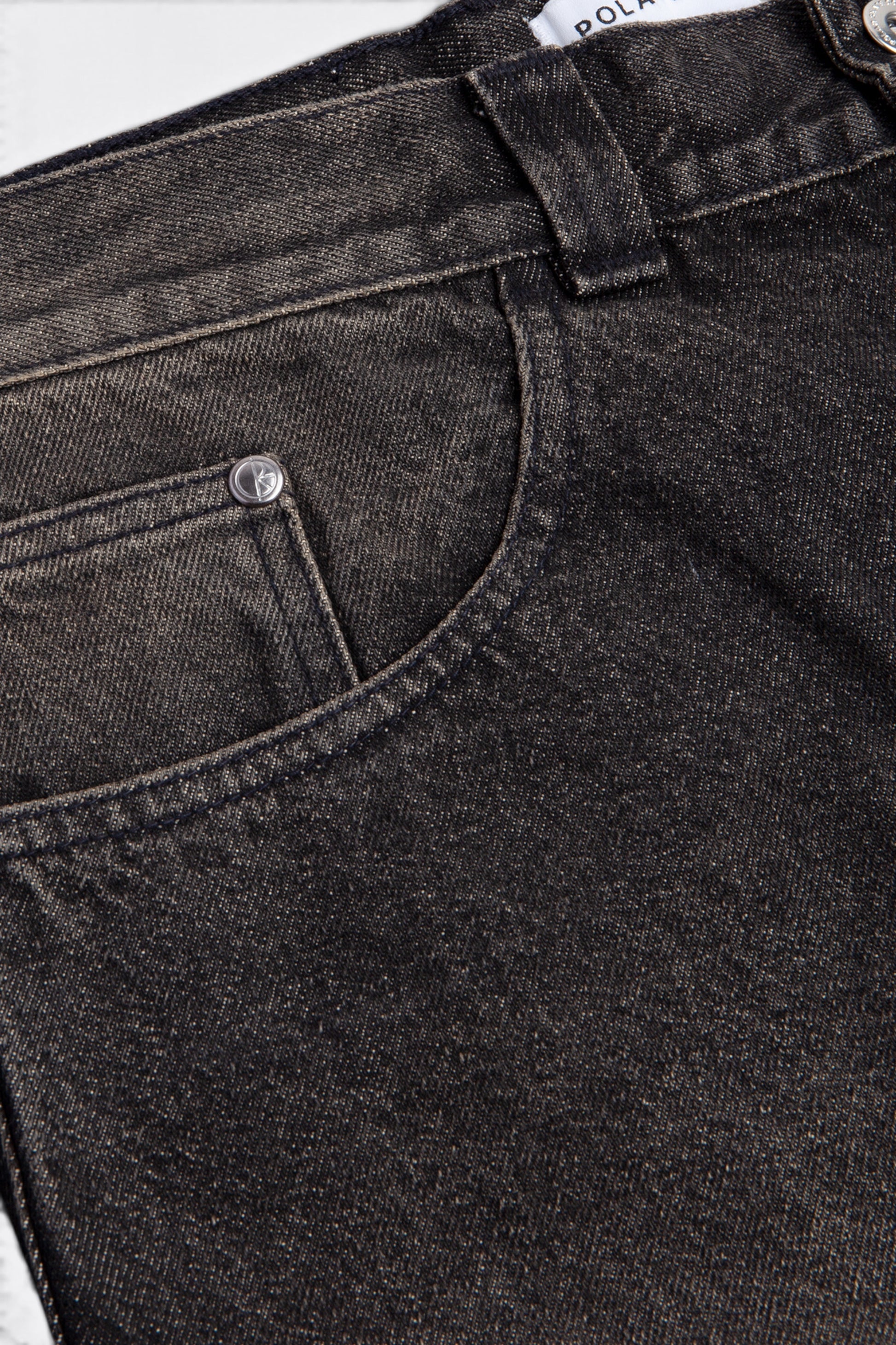 POLAR SKATE CO. Big Boy Pants Dirty Black | Jean Dénim Délavé Oversize Skate | Edgar Bdx