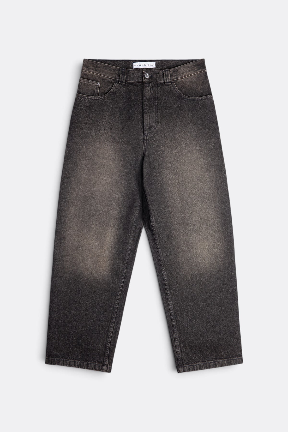 POLAR SKATE CO. Big Boy Pants Dirty Black | Jean Dénim Délavé Oversize Skate | Edgar Bdx