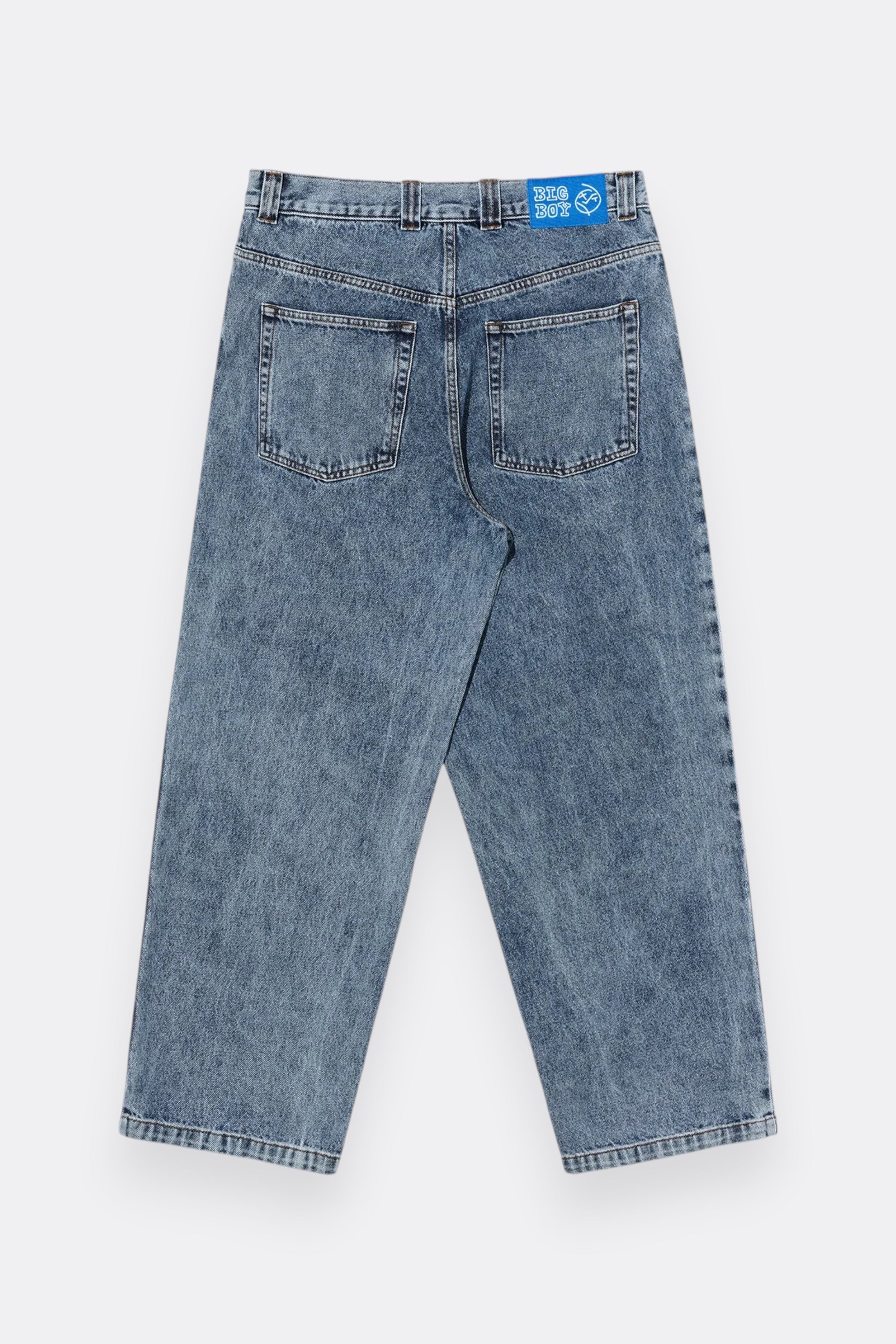 Polar Skate Co. Big Boy Pants Heavy Washed Blue | Jean Skate Délavé 435gsm | Edgar Bdx