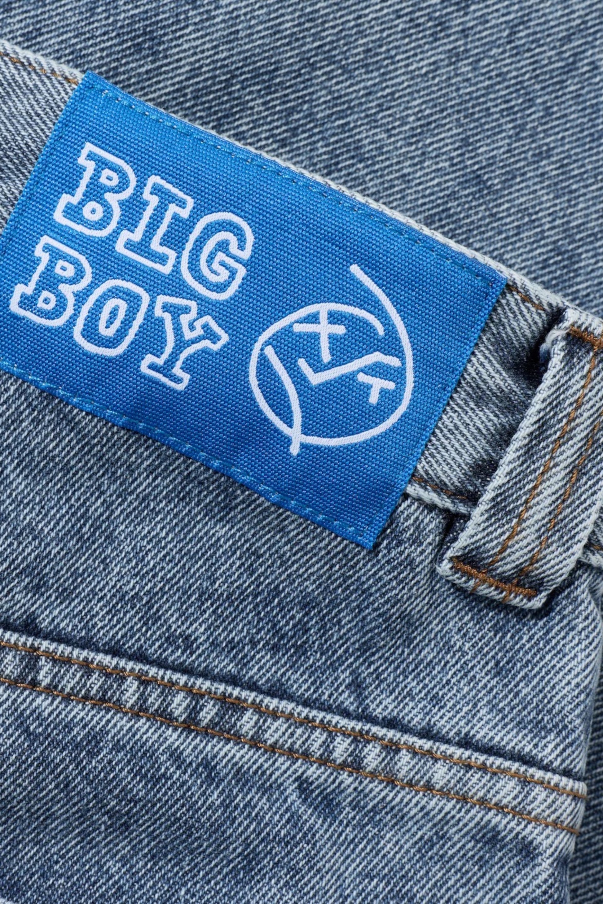 Polar Skate Co. Big Boy Pants Heavy Washed Blue | Washed Skate Jeans