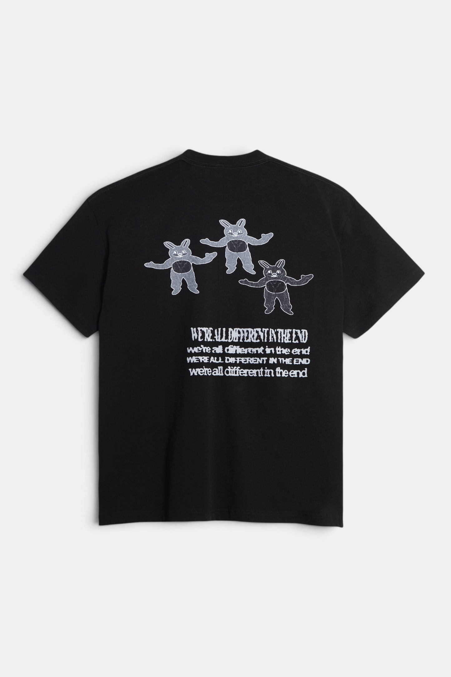 POLAR SKATE CO. Different in the End Tee Black | T-Shirt Double Jersey Graphique Skate | Edgar Bdx