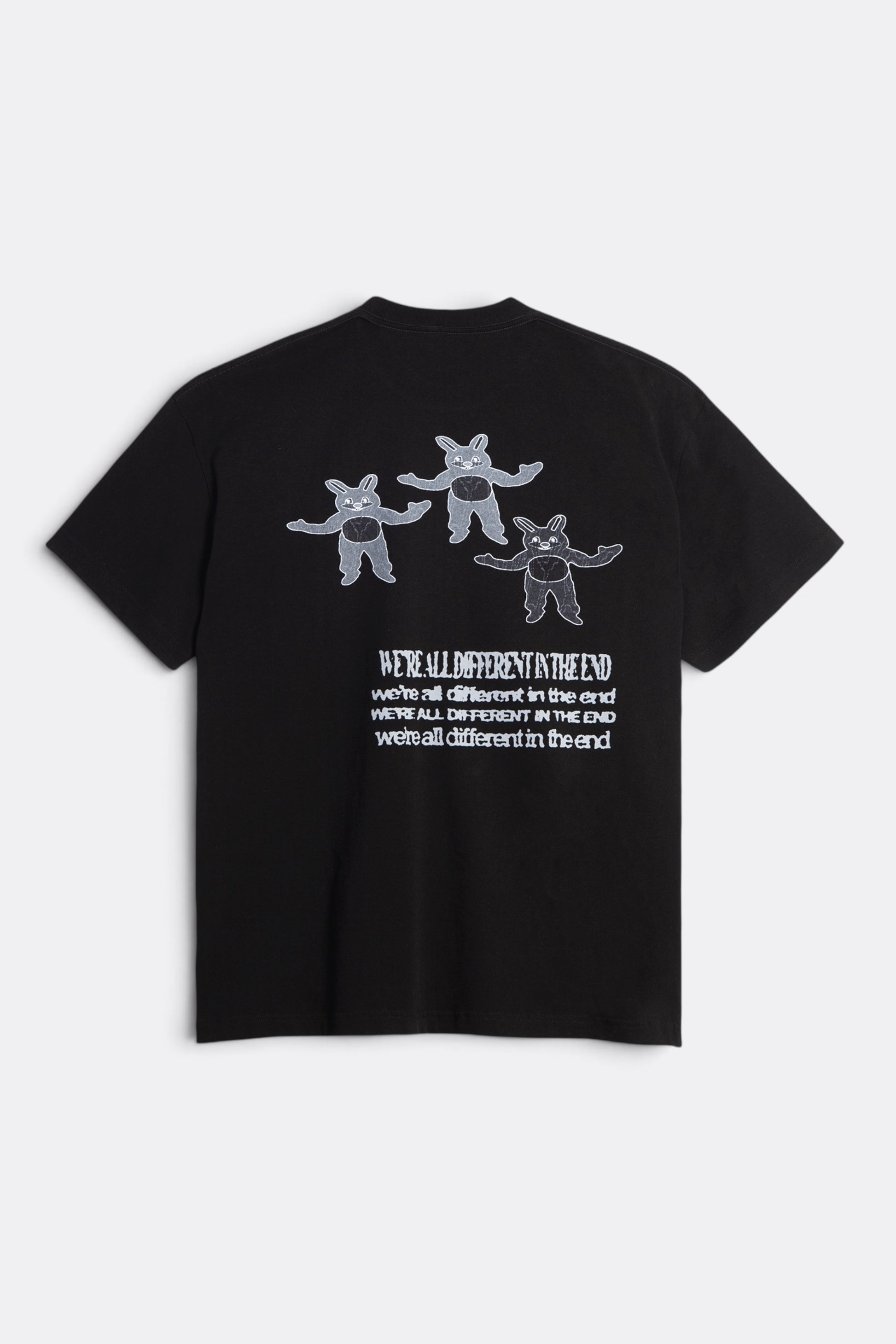 POLAR SKATE CO. Different in the End Tee Black | T-Shirt Double Jersey Graphique Skate | Edgar Bdx