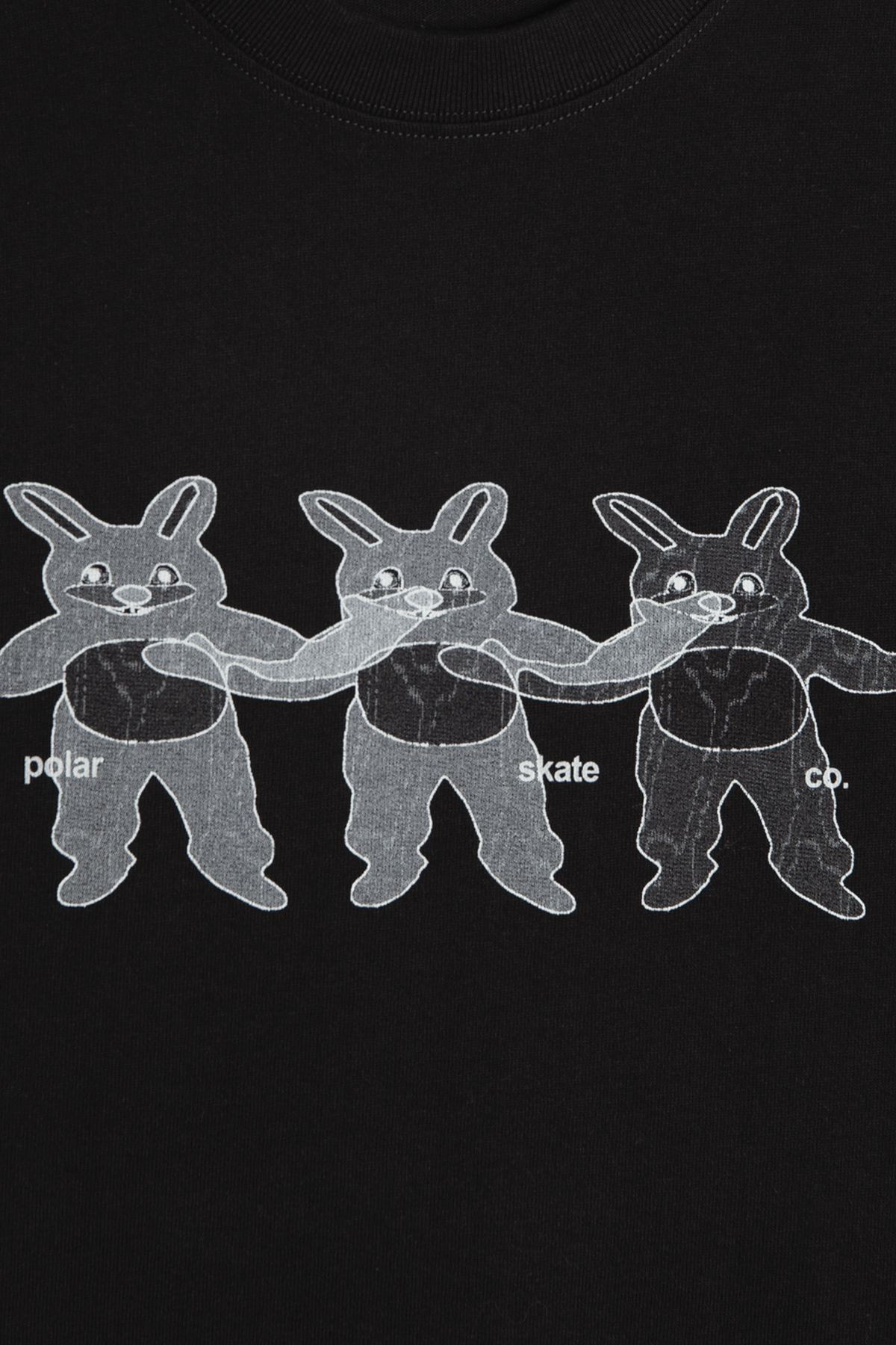 POLAR SKATE CO. Different in the End Tee Black | T-Shirt Double Jersey Graphique Skate | Edgar Bdx