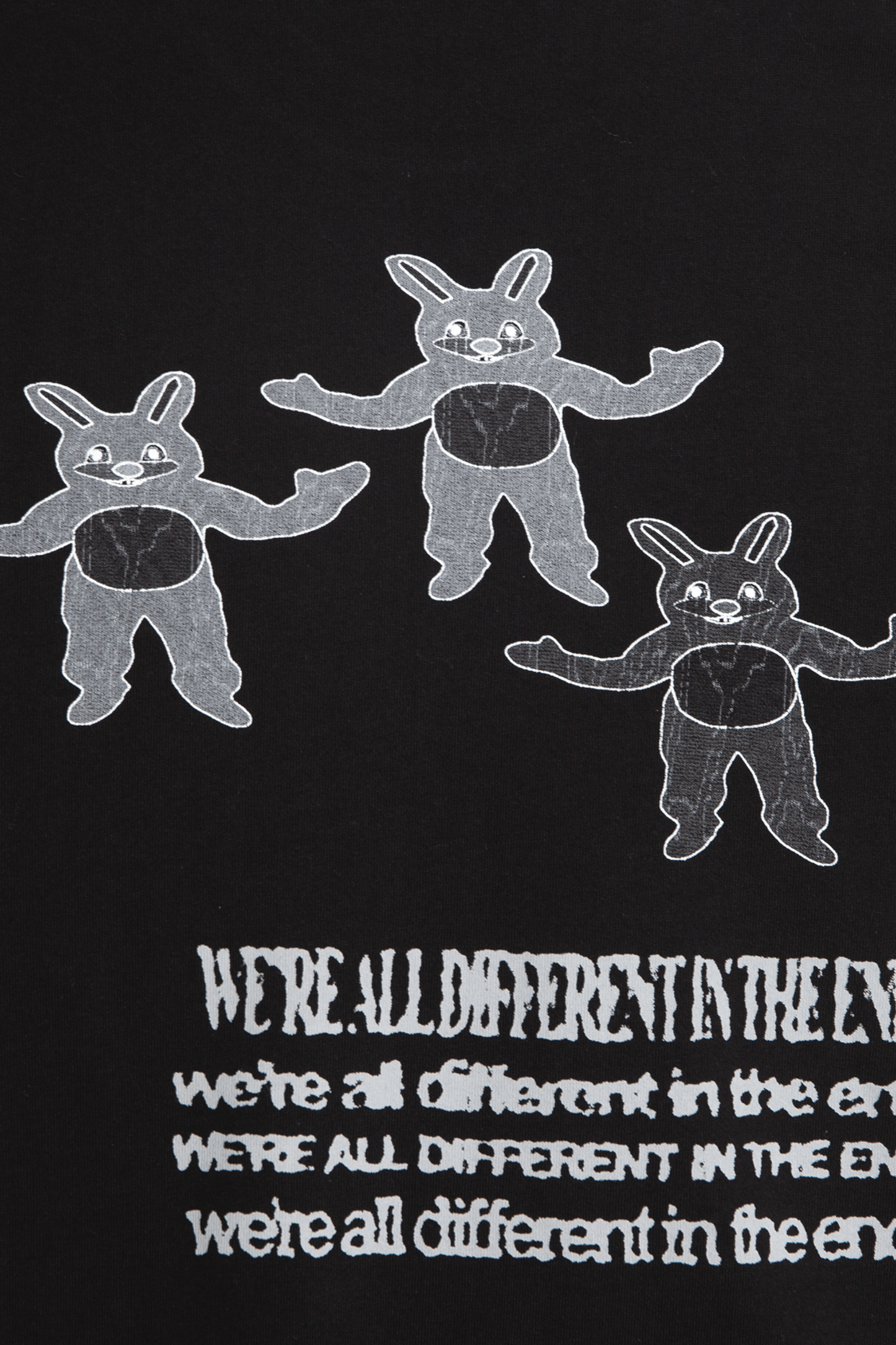 POLAR SKATE CO. Different in the End Tee Black | T-Shirt Double Jersey Graphique Skate | Edgar Bdx