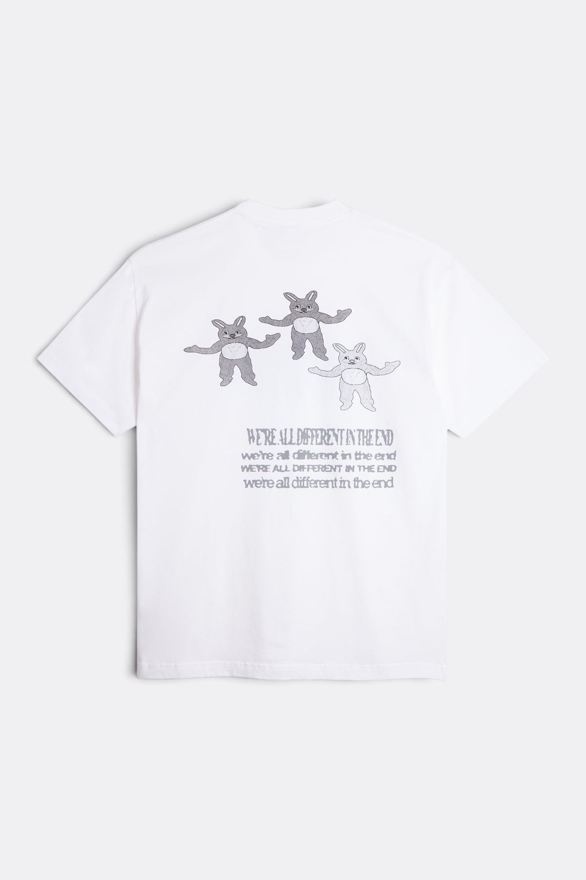 POLAR SKATE CO. Different in the End Tee White | T-Shirt Double Jersey Graphique Skate | Edgar Bdx
