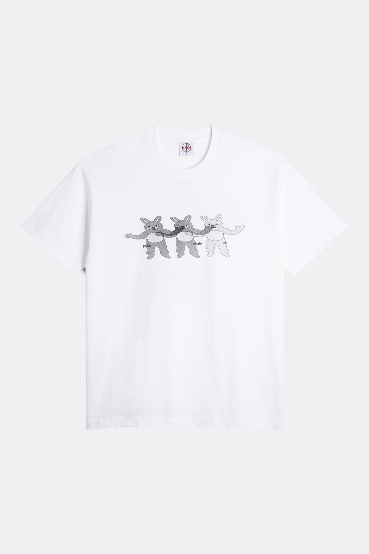 POLAR SKATE CO. Different in the End Tee White | T-Shirt Double Jersey Graphique Skate | Edgar Bdx