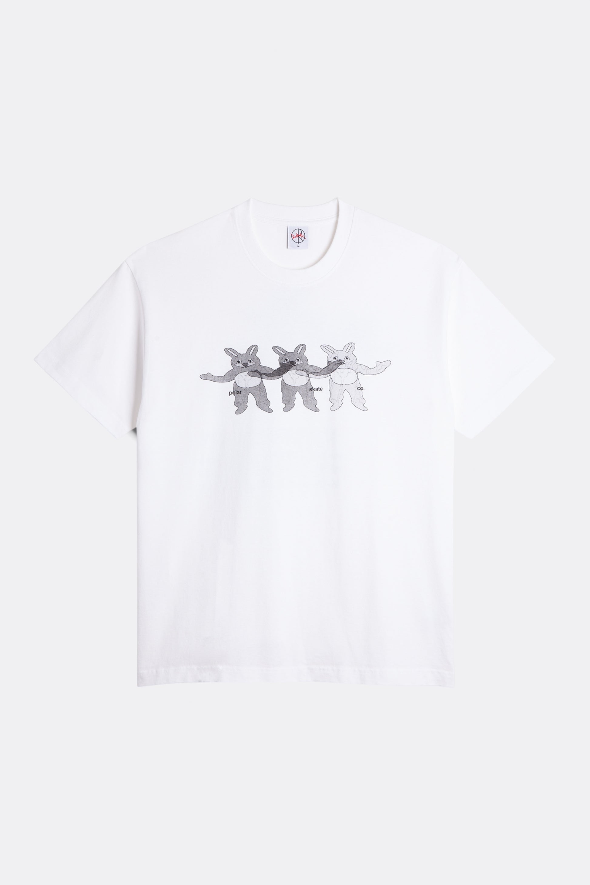 POLAR SKATE CO. Different in the End Tee White | T-Shirt Double Jersey Graphique Skate | Edgar Bdx