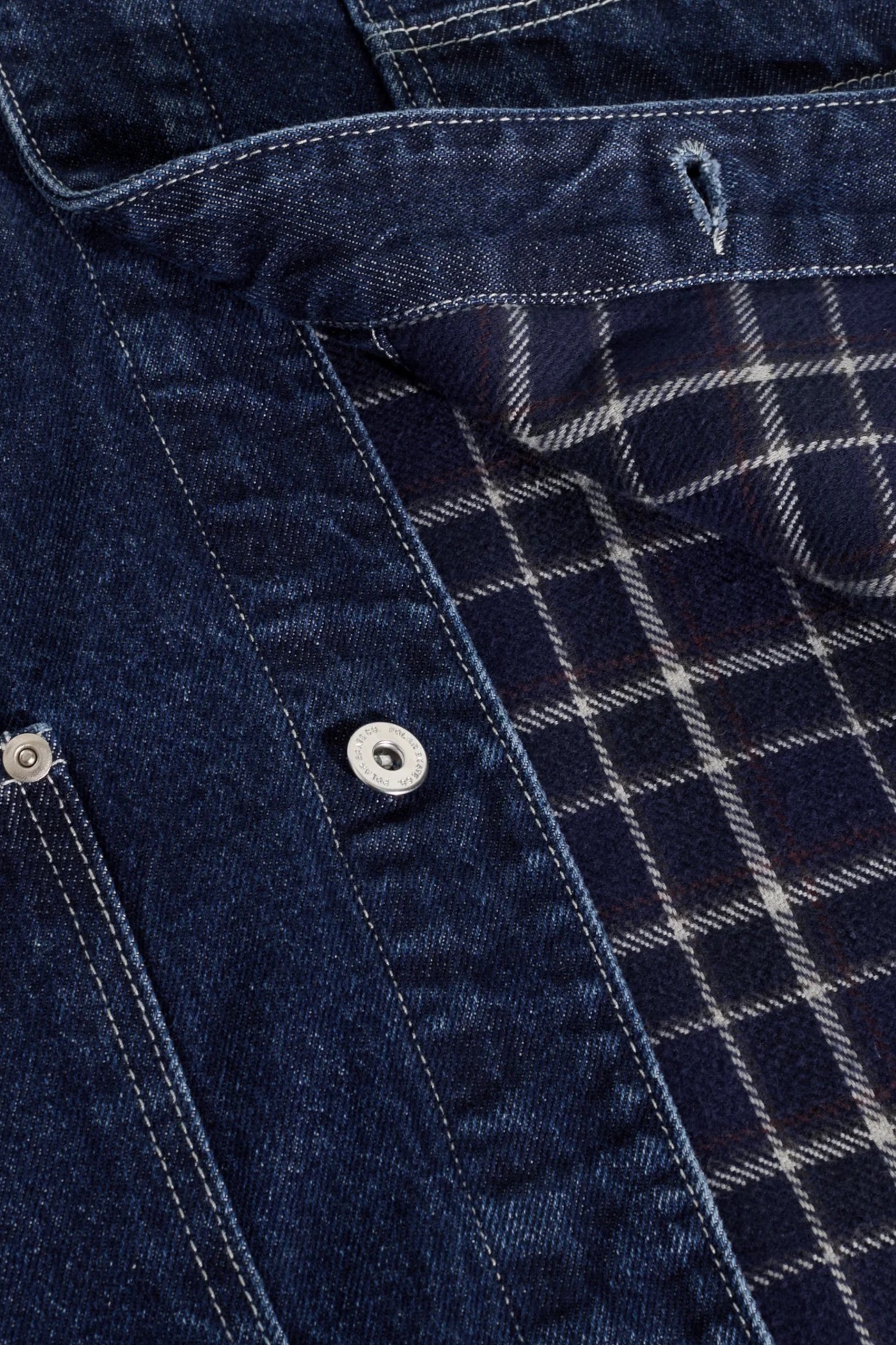 Polar Skate Co. - Ezra Jacket Flannel Lining (Indigo)
