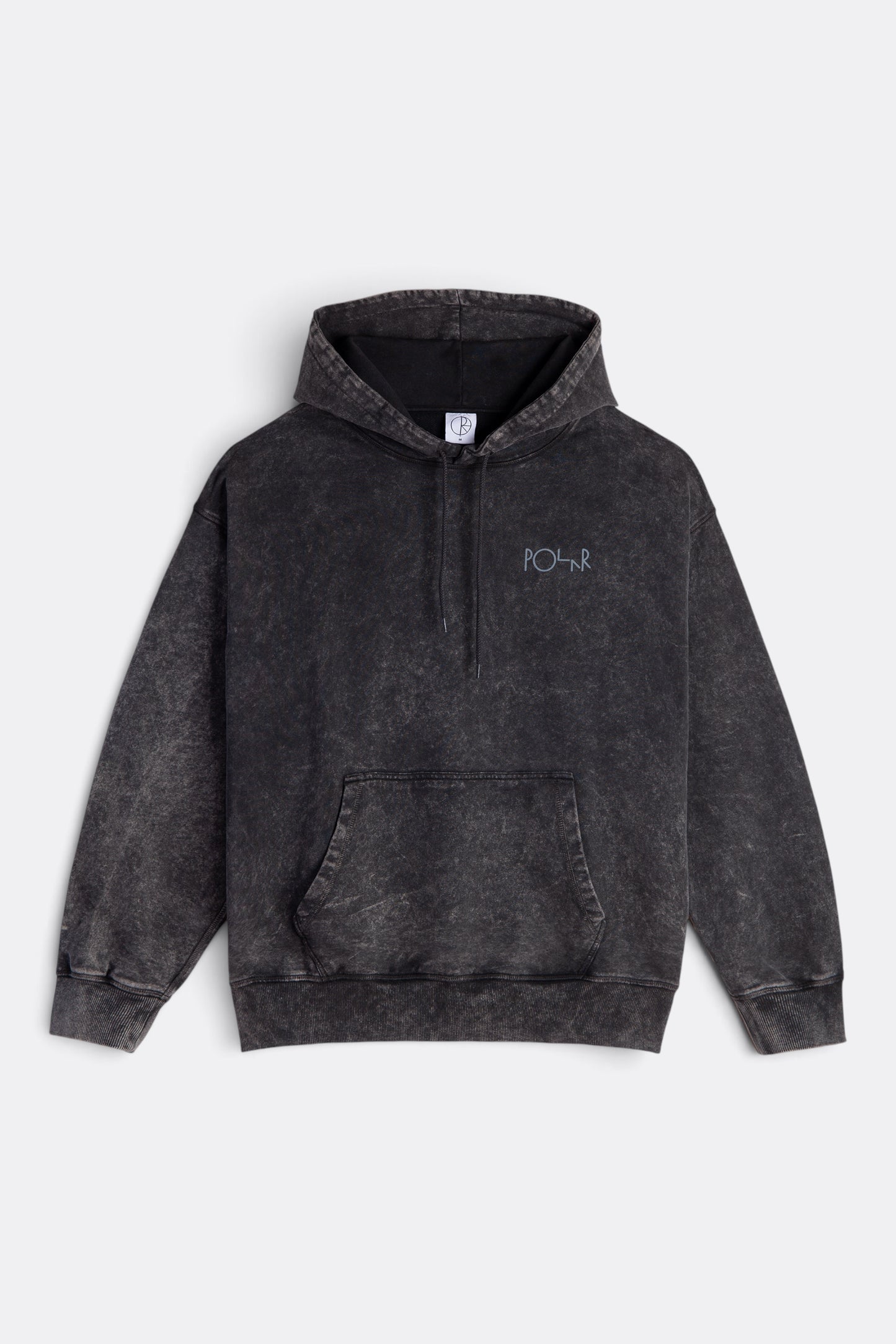 POLAR SKATE CO. Fade Frank Hoodie Black | Sweat Polaire Délavé 350gsm Skate 80s | Edgar Bdx