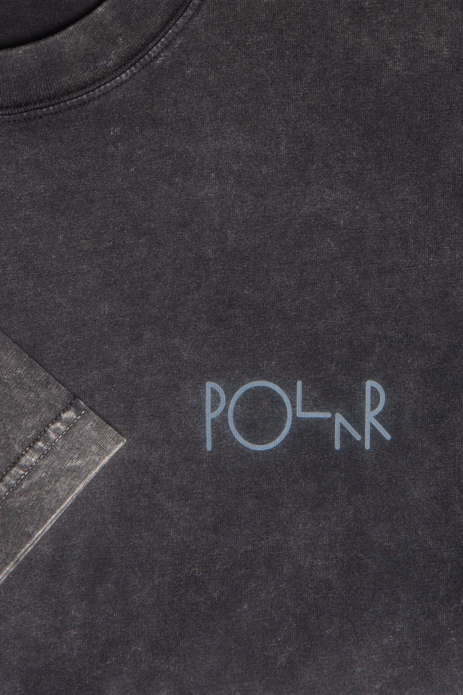 POLAR SKATE CO. Fade Tee Black | T-Shirt Jersey Délavé 190gsm Skate | Edgar Bdx