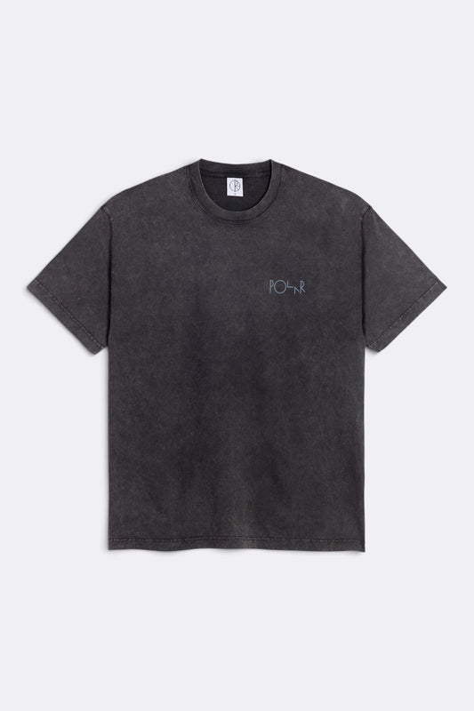 POLAR SKATE CO. Fade Tee Black | T-Shirt Jersey Délavé 190gsm Skate | Edgar Bdx