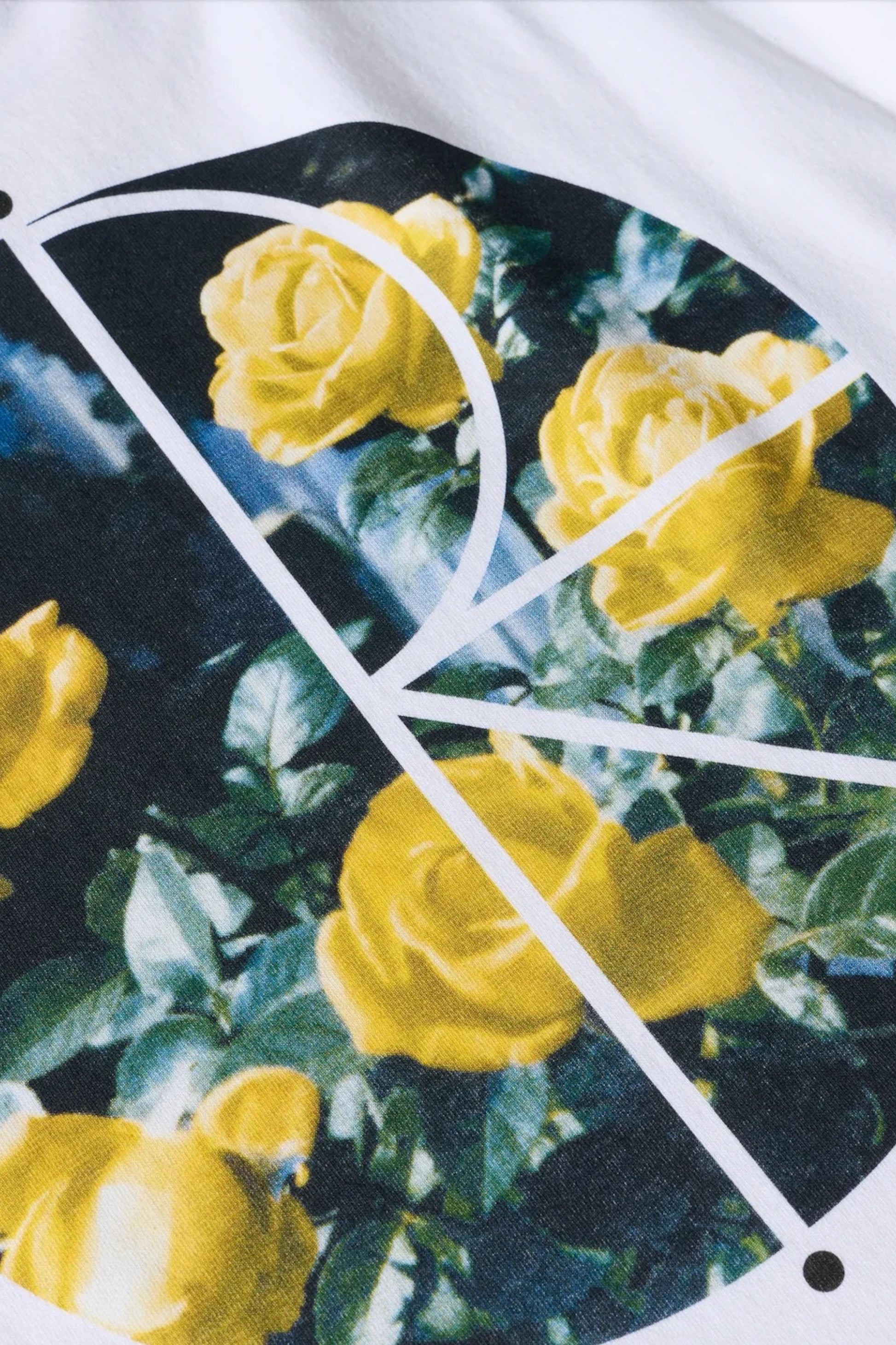 Polar Skate Co. Martas Roses Fill Logo Tee White | T-Shirt Graphique Skate | Edgar Bdx