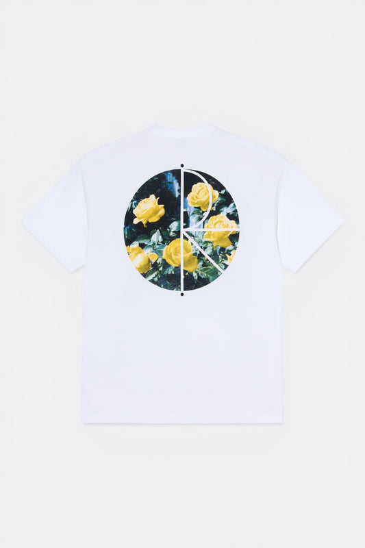 Polar Skate Co. Martas Roses Fill Logo Tee White | T-Shirt Graphique Skate | Edgar Bdx