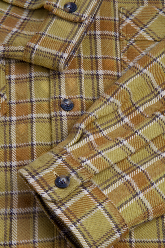 POLAR SKATE CO. Mike LS Shirt Tapenade | Chemise Flanelle Coton 270gsm Skate | Edgar Bdx