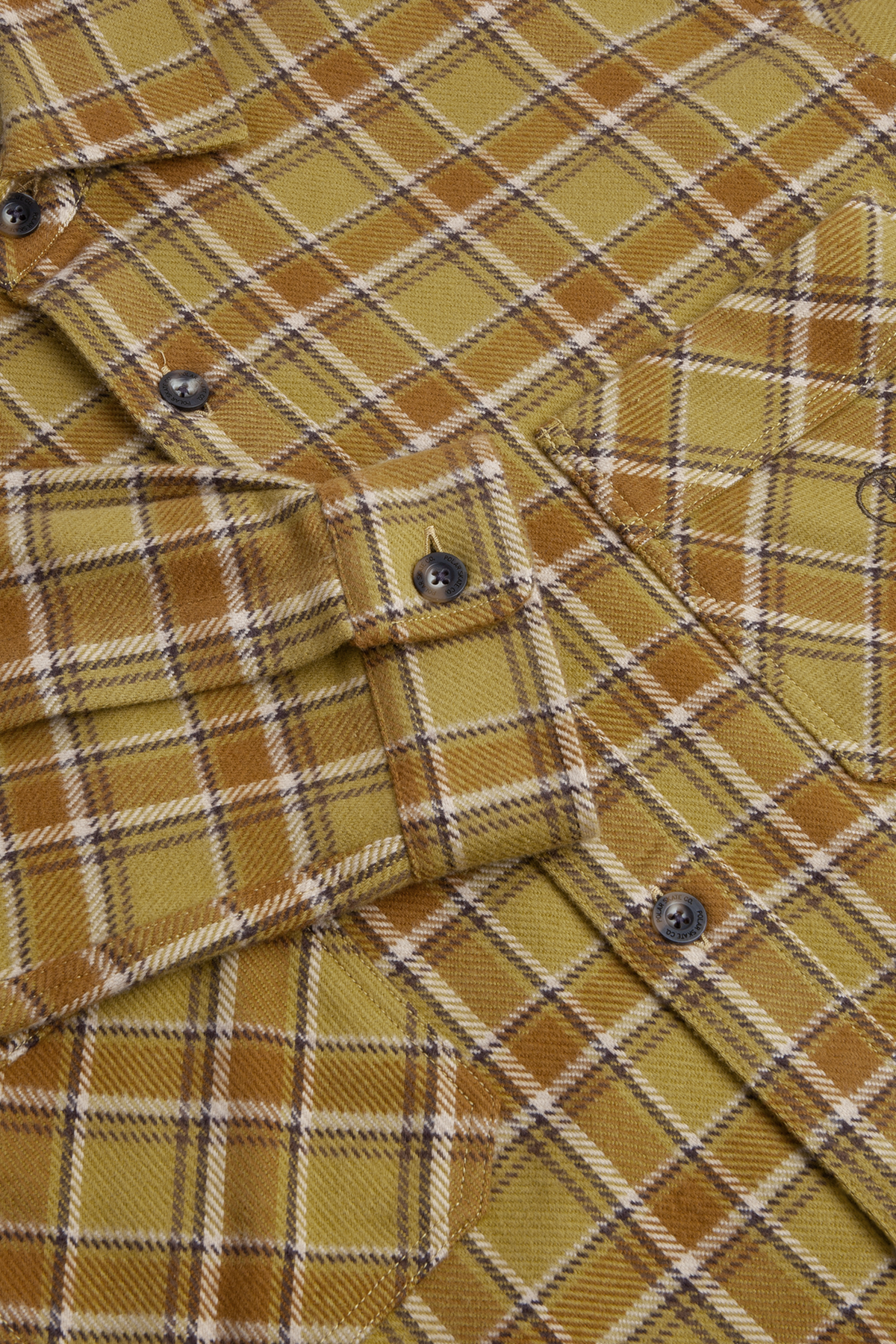 POLAR SKATE CO. Mike LS Shirt Tapenade | Chemise Flanelle Coton 270gsm Skate | Edgar Bdx