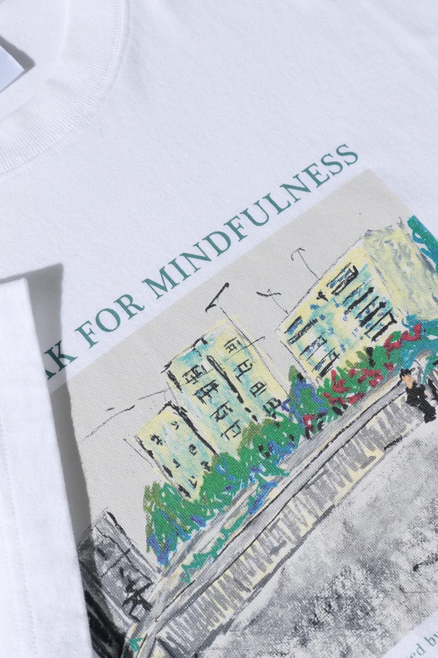 Polar Skate Co. Mindfulness Tee White | T-Shirt Graphique Skate | Edgar Bdx