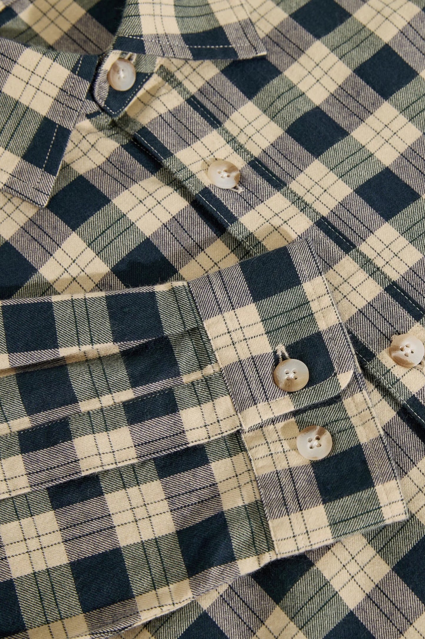 Polar Skate Co. Mitchell LS Shirt Teal Butter | Chemise Flanelle Skate | Edgar Bdx